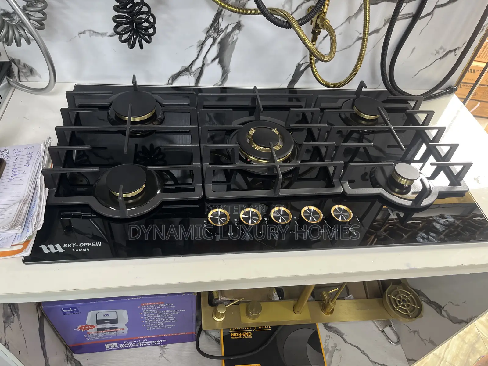 High Quality 5 Burner Gas Cooker
