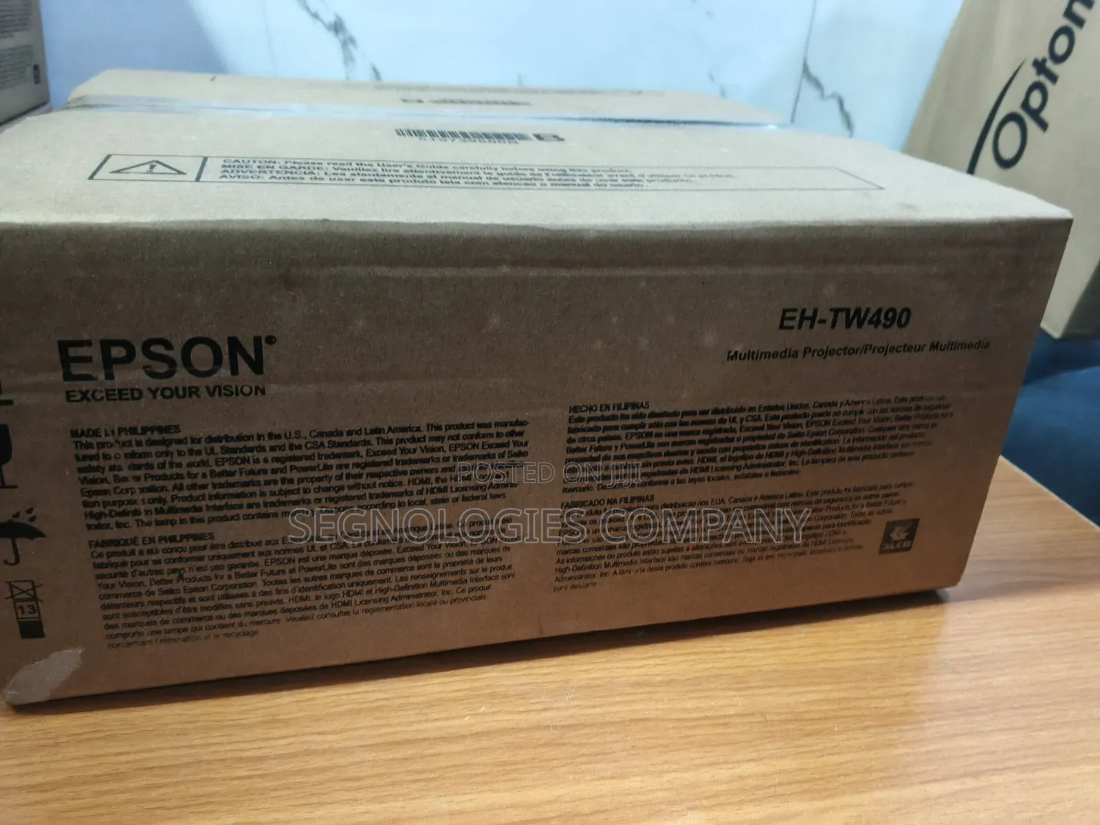 Espon EH-TW490 3000 Lumens 3d- Ready 3LCD Home Cinema Projector