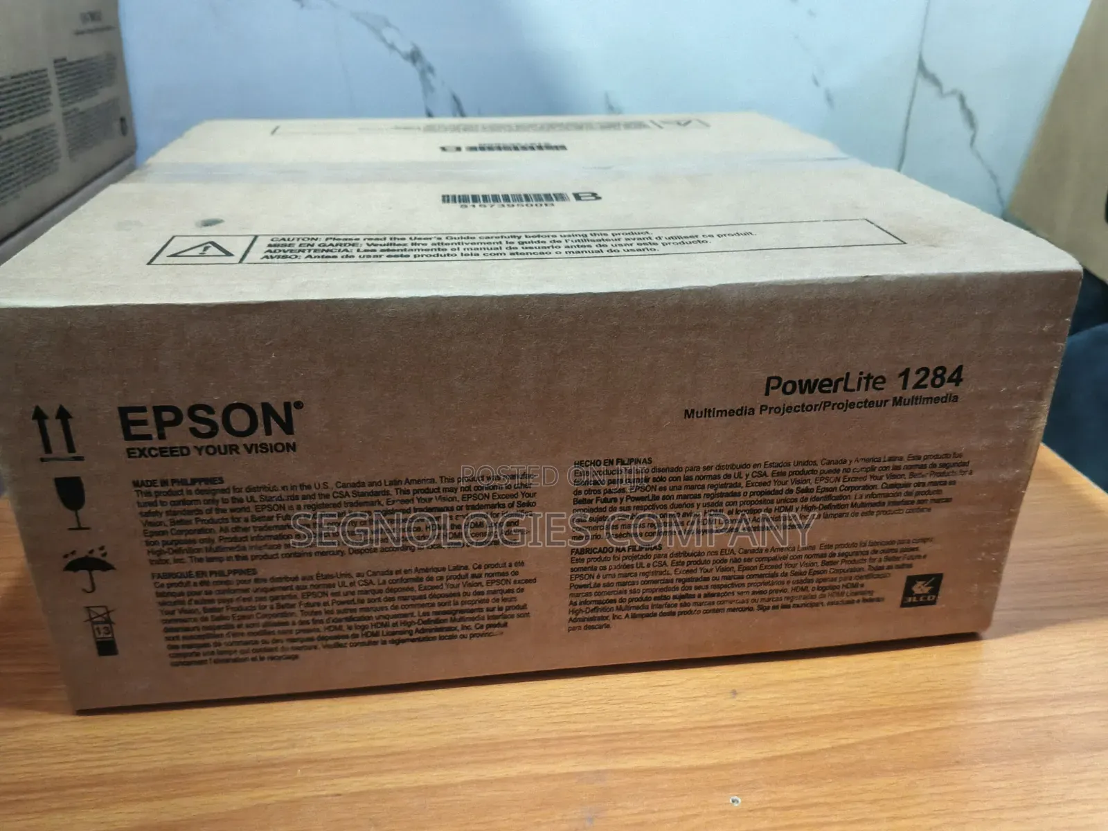 Epson Powerlite 1284 3200 Lumens Wireless WUXGA Full HD Projector