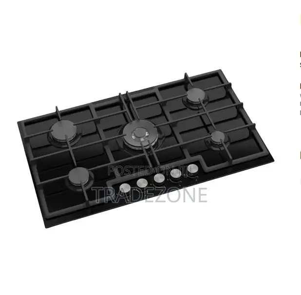 Maxi 5 Gas Burner 90cm Built in Cooker | MAXIBURNERED045