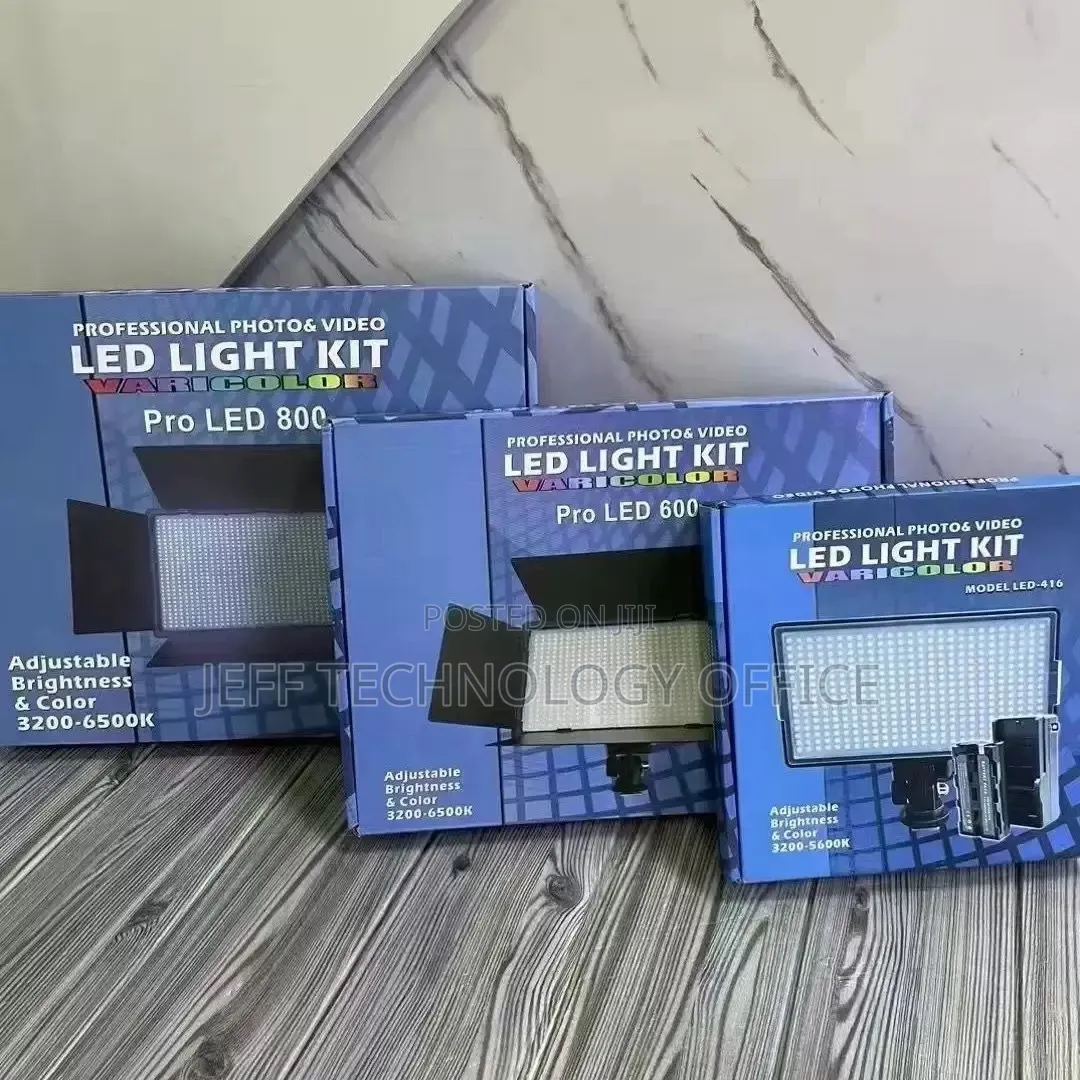 Pro 600 Varicolor Professional Photo Video LED Light Kits,