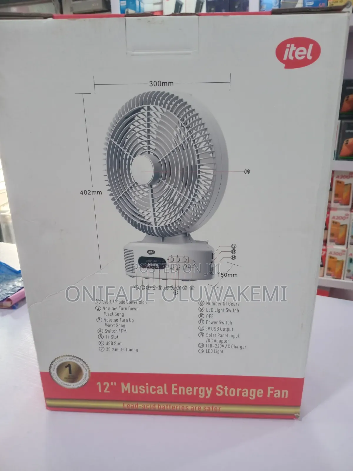 Itel Lonter Fan IF12-M002