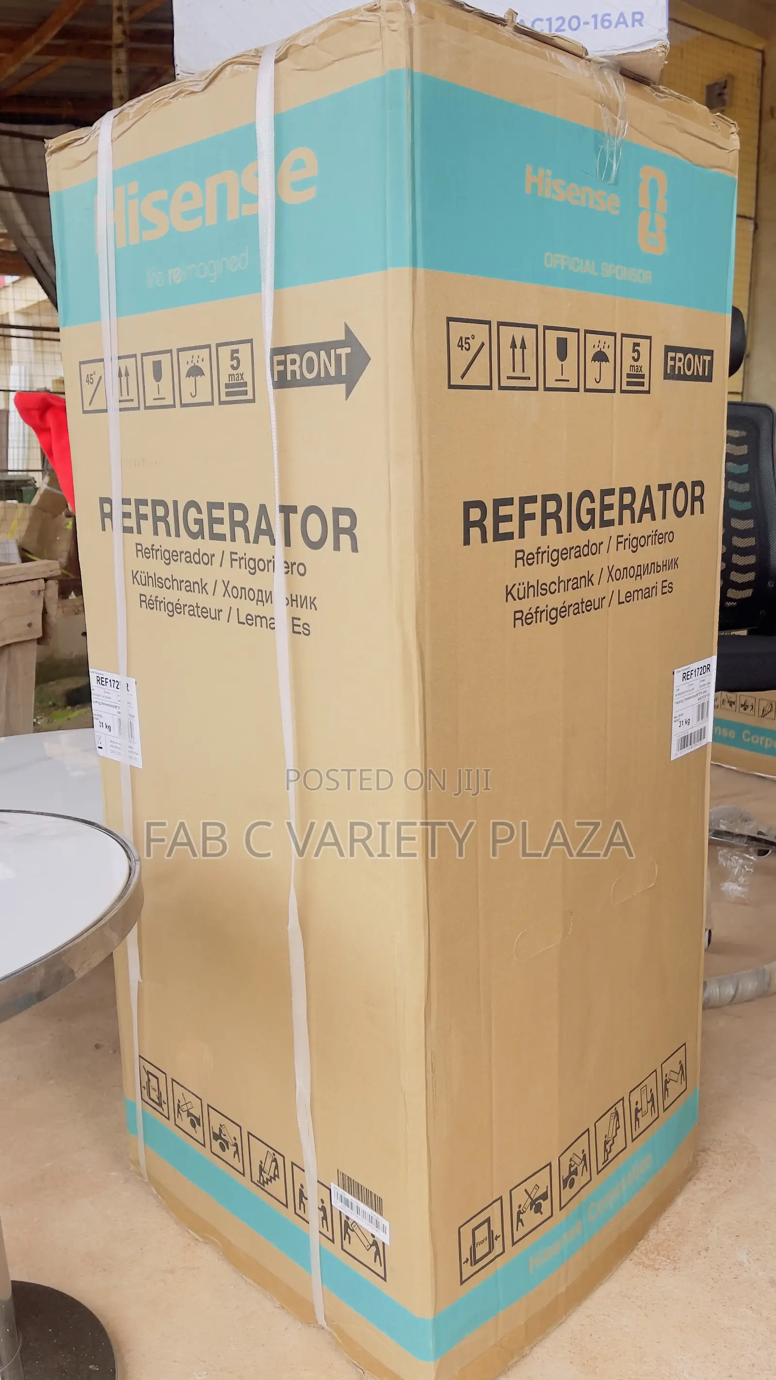 172ltrs Hisense Double Door Refrigerator