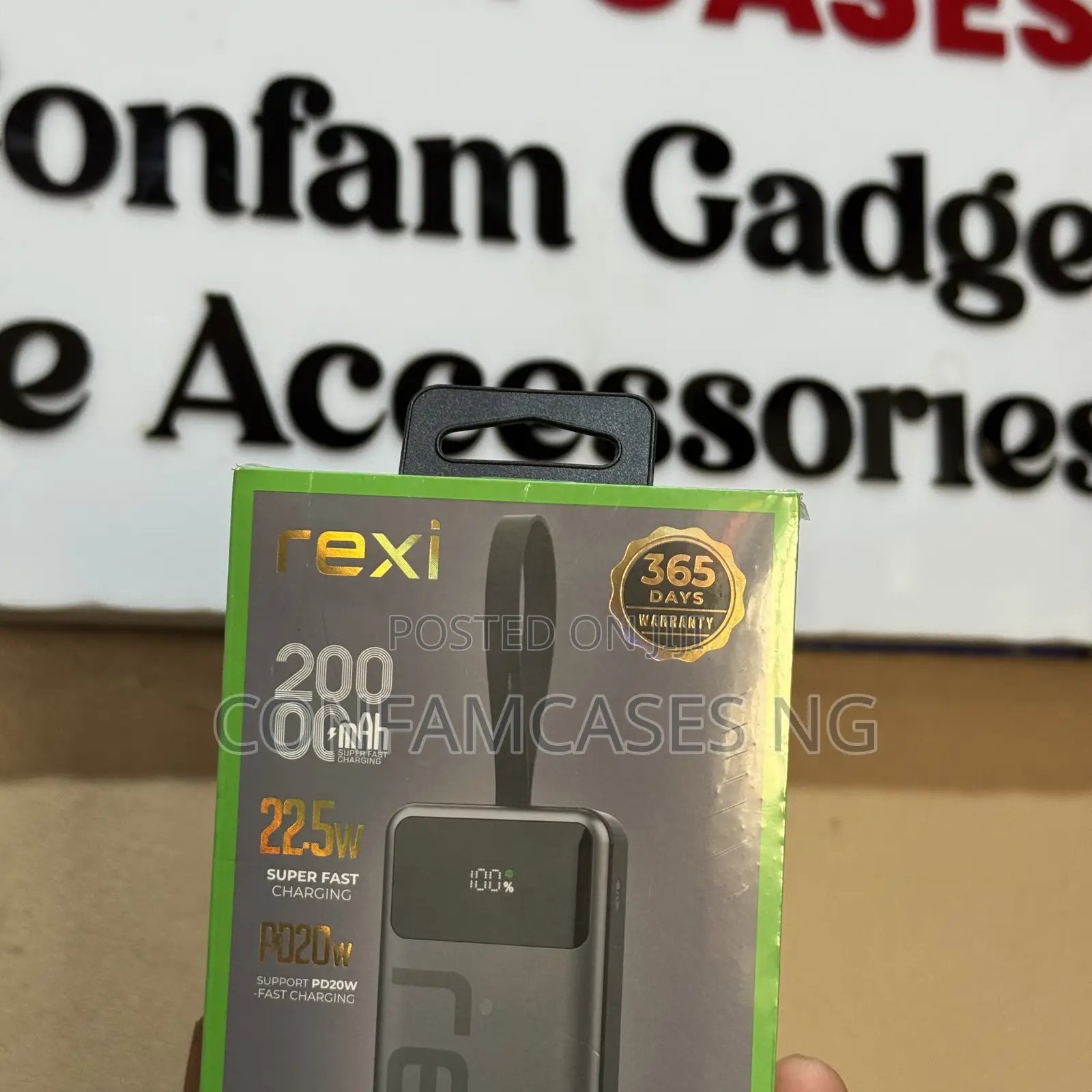 Rexi 20000mah 22.5w Fast Charging Power Bank