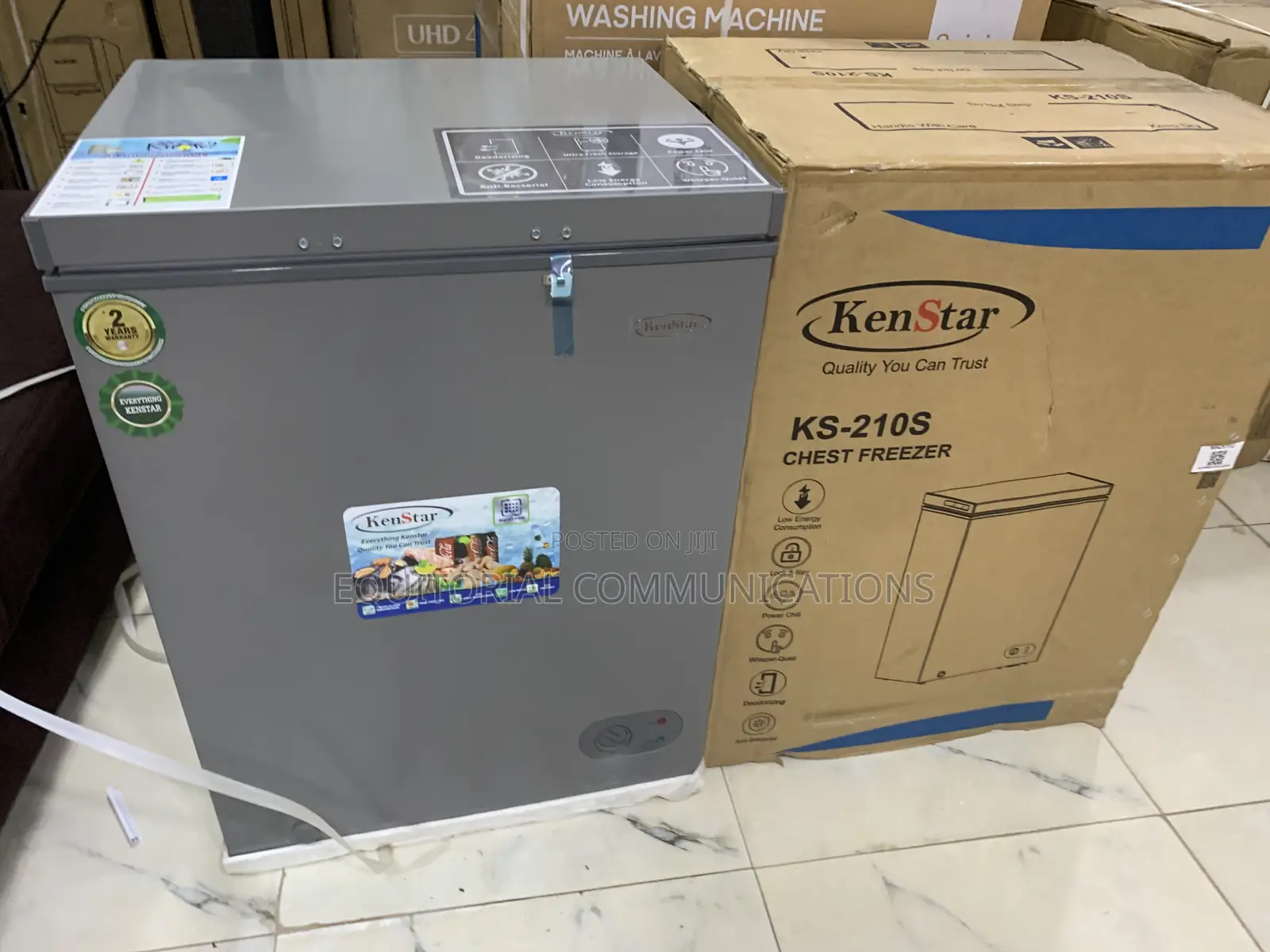 KENSTAR KS-210S 142L Chest Freezer for Home and Small Business