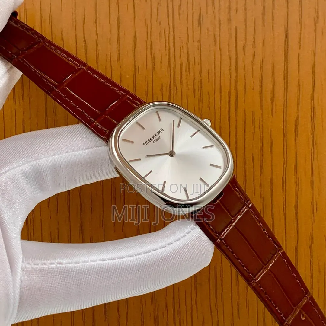 *Heritage Slim Leather Watch - Patek Style*