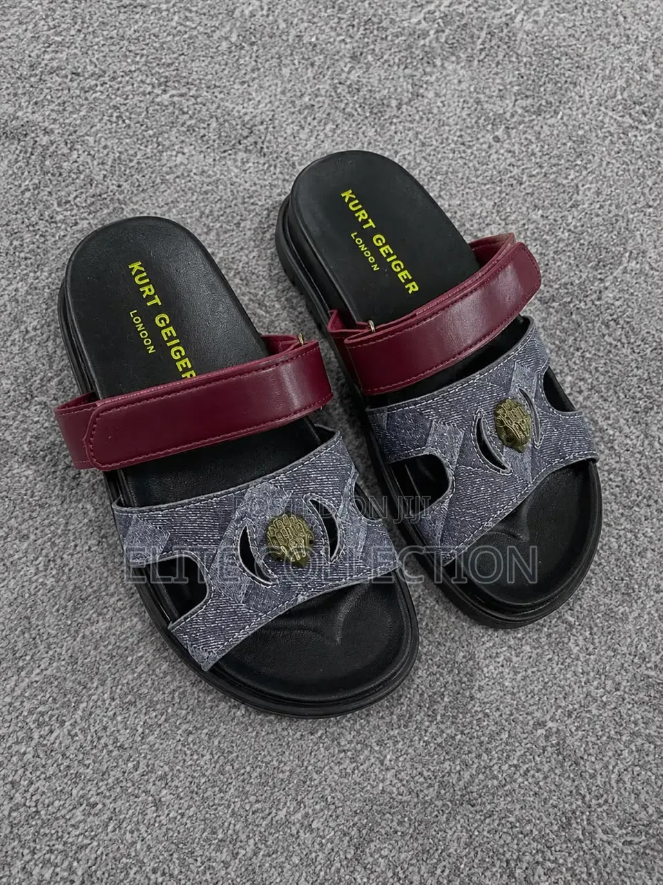 Kurt Geiger Eagle Cut-Out Slide 37-42 Neatly Packed (No Box )