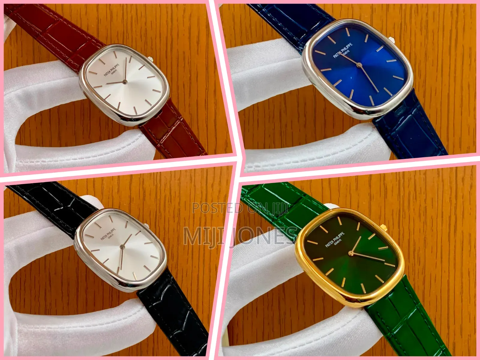 *Heritage Slim Leather Watch - Patek Style*