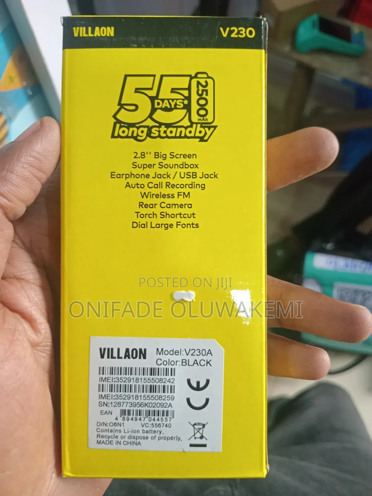 New Villaon V30 128 GB Black