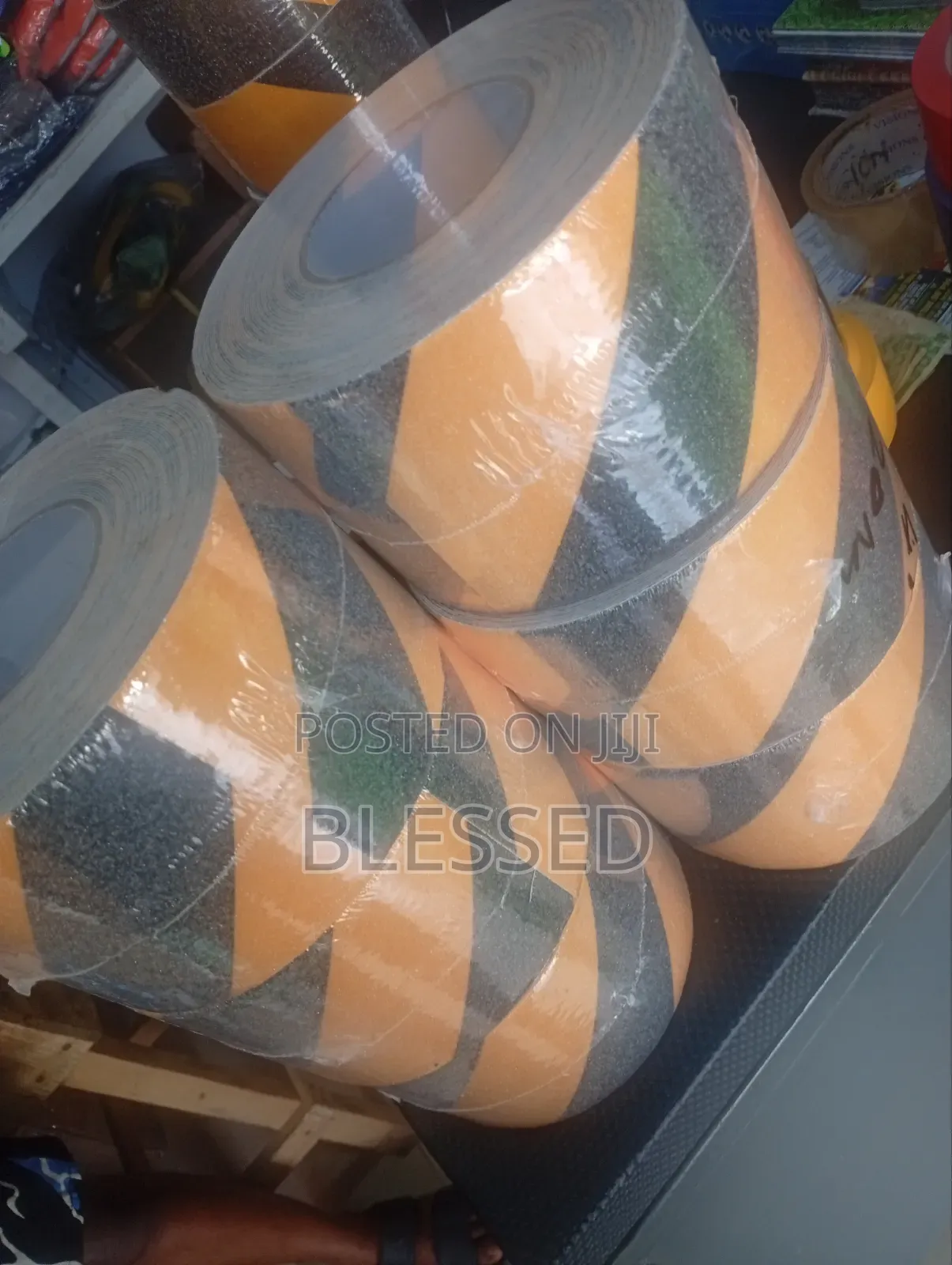 4"*10 Meters Anti-Slip Tape Yellow and Black