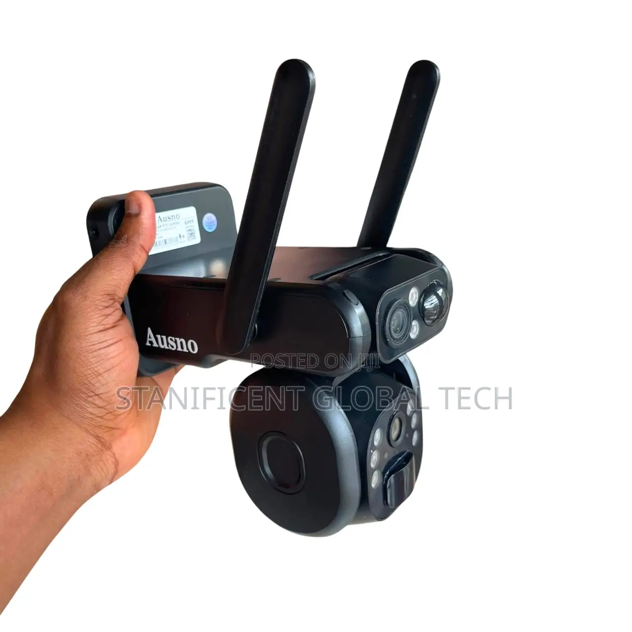 Ausno 6MP 4G Dual Lens Solar PTZ Mini Outdoor Camera (UBox App)