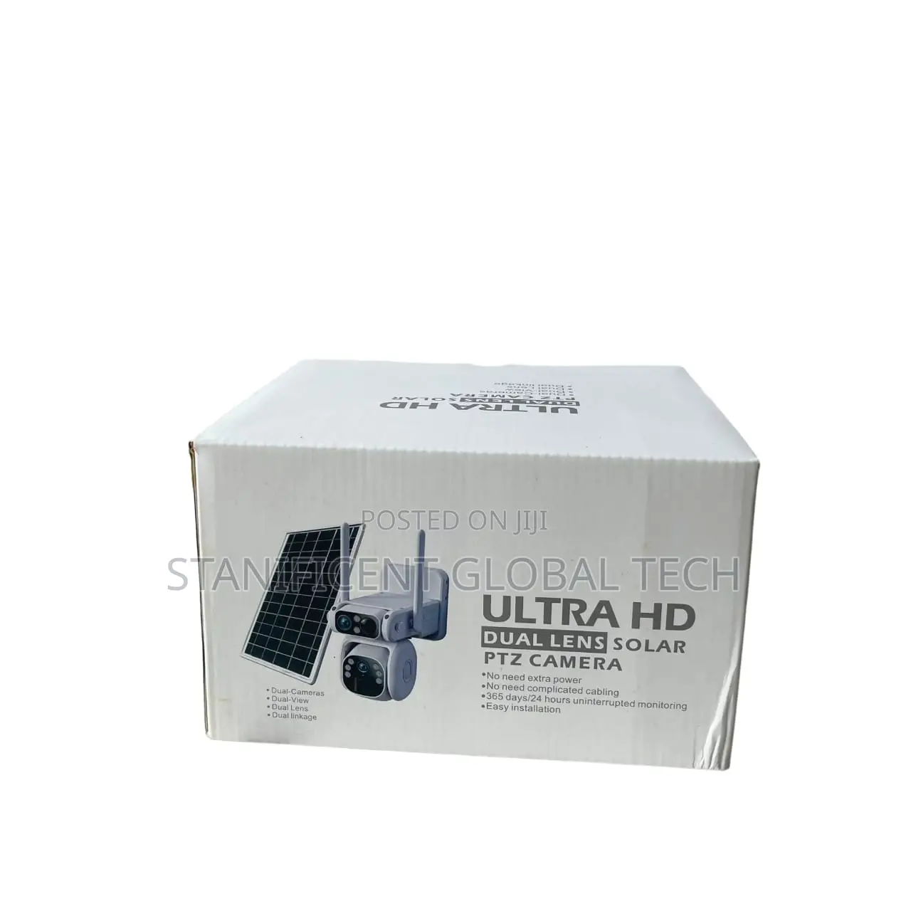 Ausno 6MP 4G Dual Lens Solar PTZ Mini Outdoor Camera (UBox App)