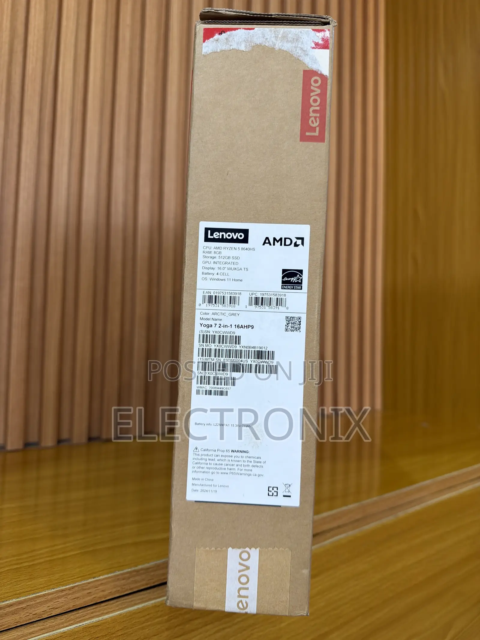 New Laptop Lenovo Yoga 7 15ITL5 8GB AMD Ryzen 7 SSD 512GB