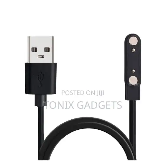 Q18 Smartwatch Charging Cables (USB Magnetic/2-Pin Charger)