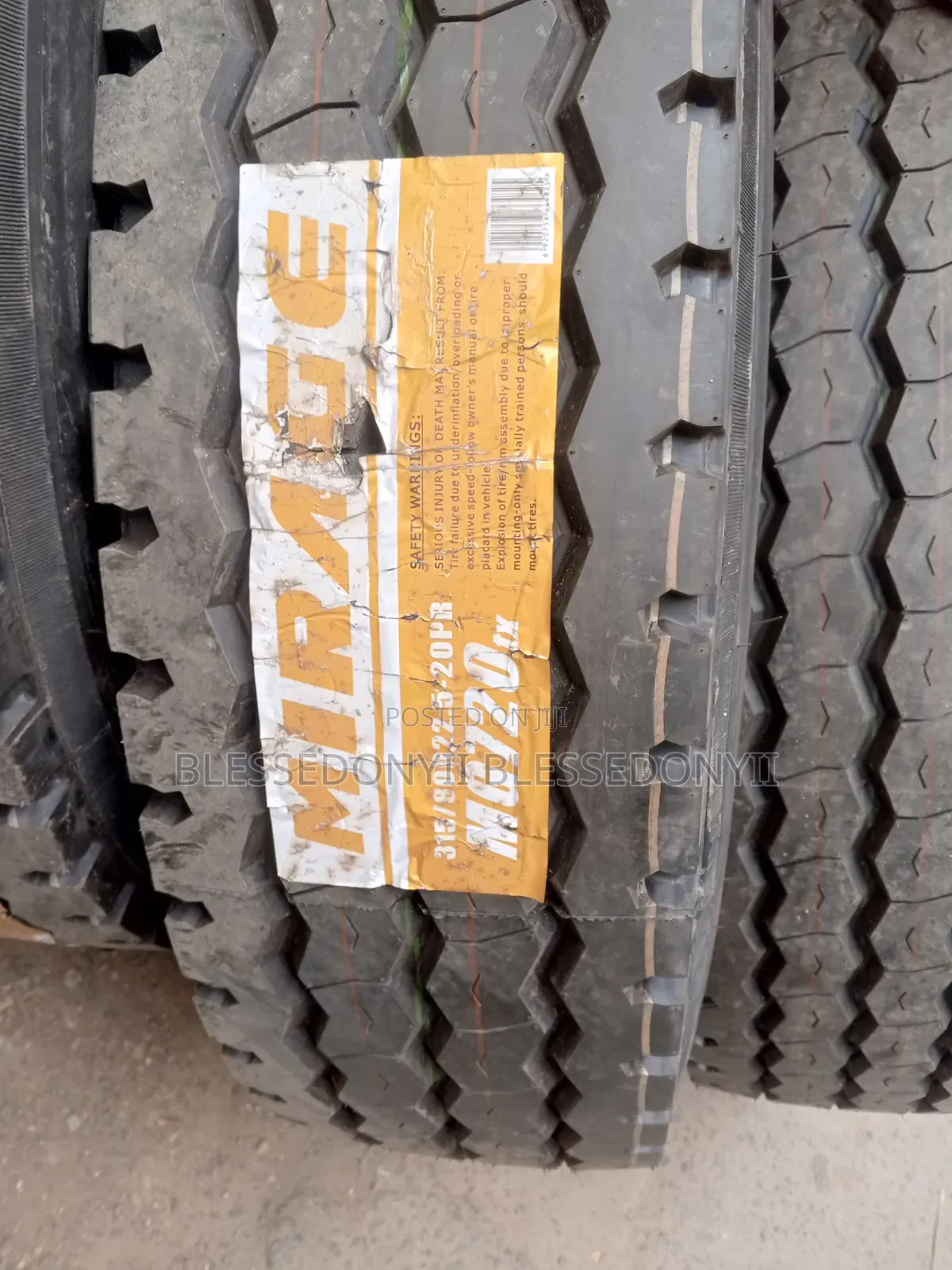 Mirage 315/80r22.5