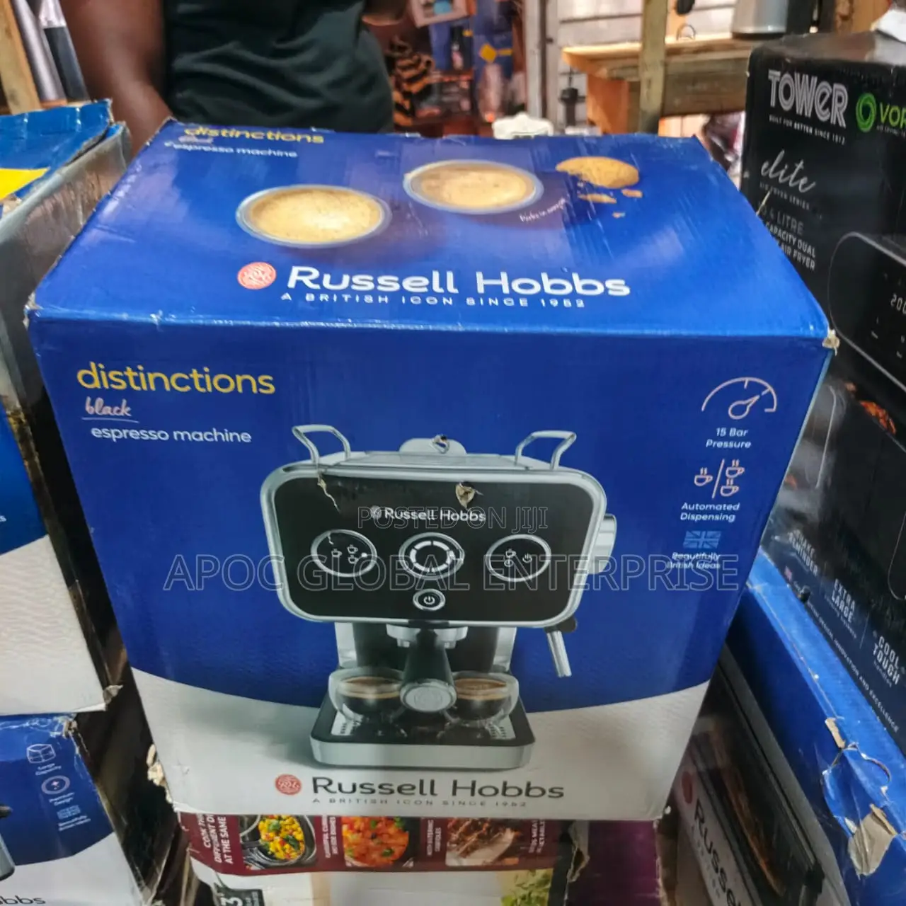 Russell Hobbs Distinctions Espresso Machine Black