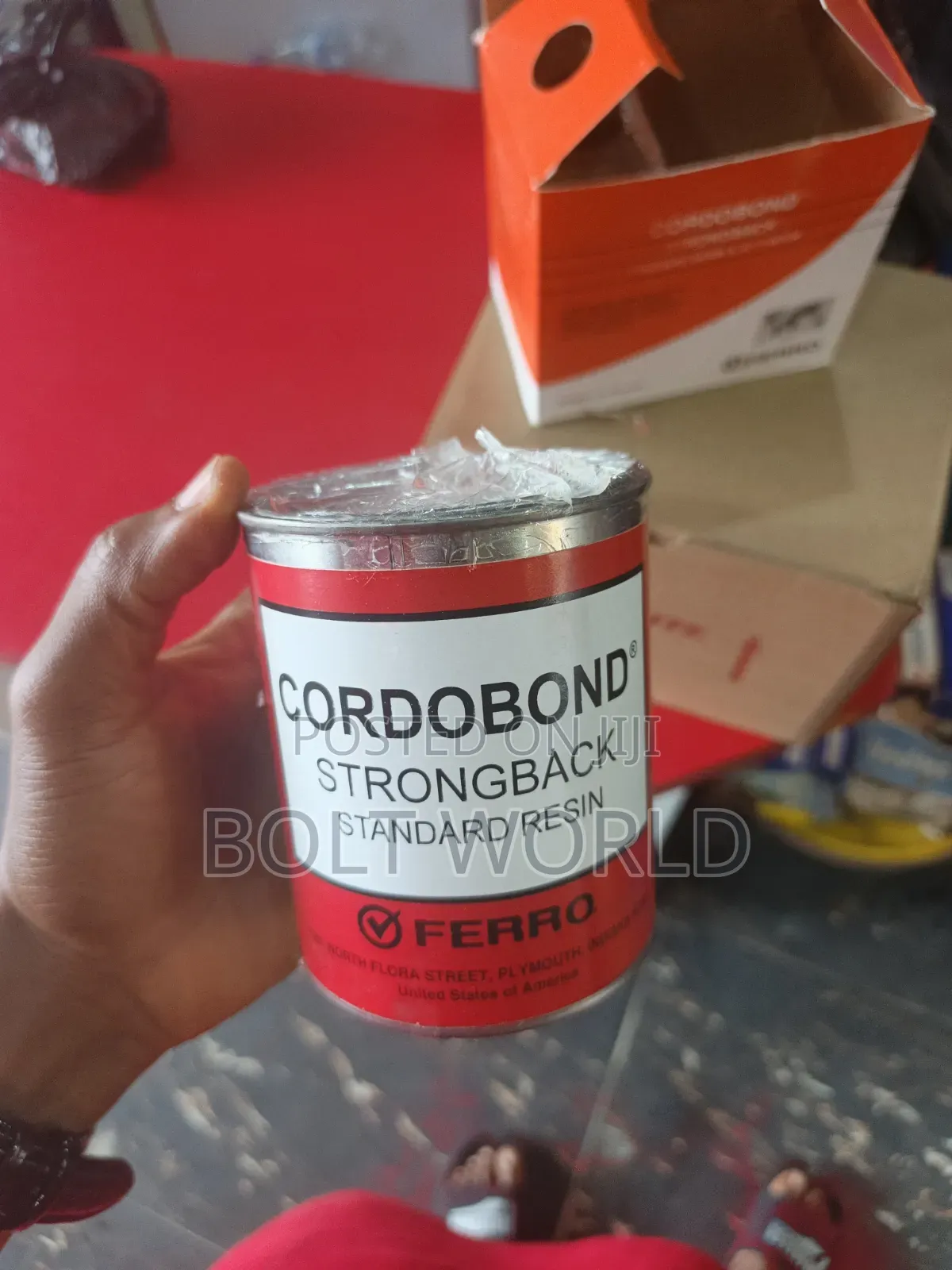 Cordobond Stongback Standard Resin and Activator