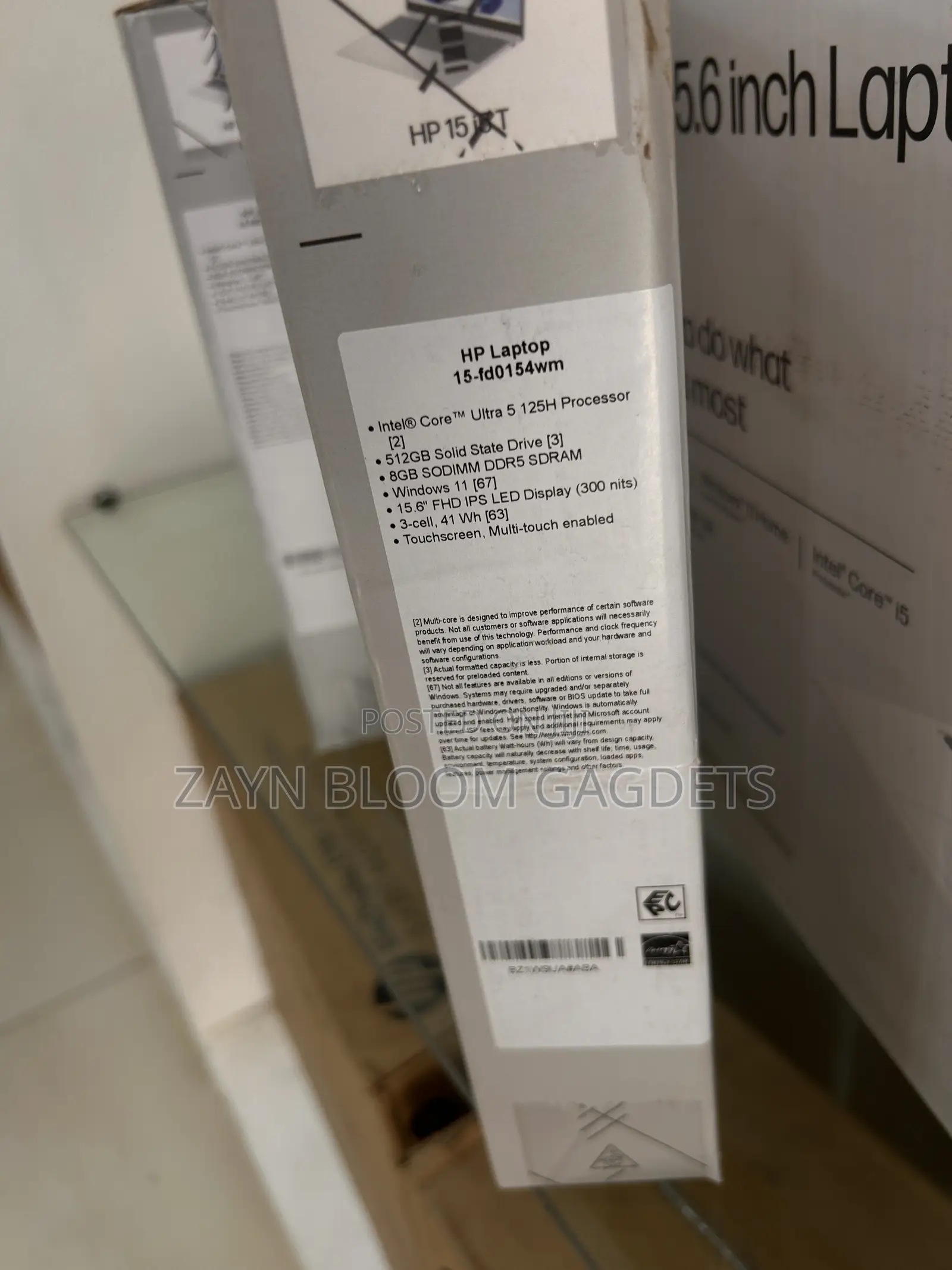 New Laptop HP 15 8GB Intel Core Ultra 5 SSD 512GB