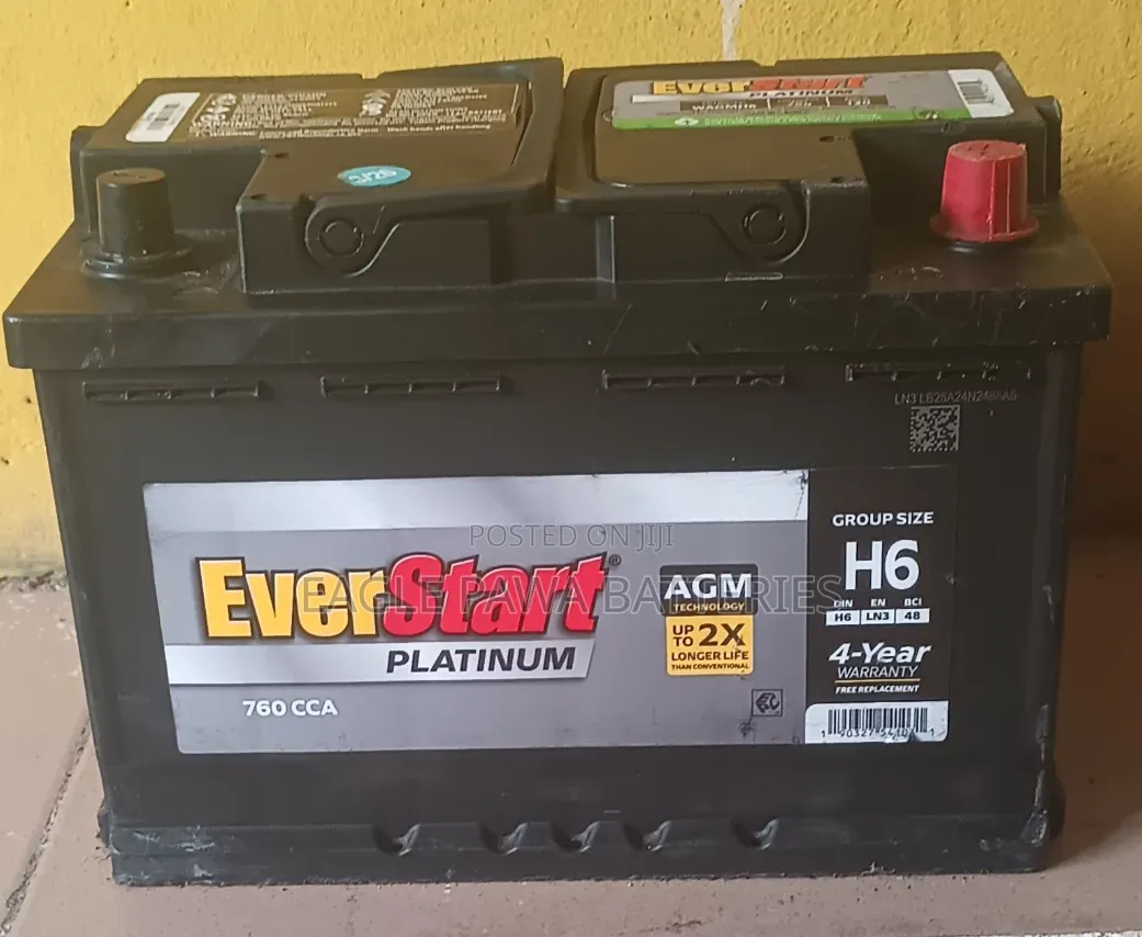 Everstart AGM Battery H6 70ah 760cca