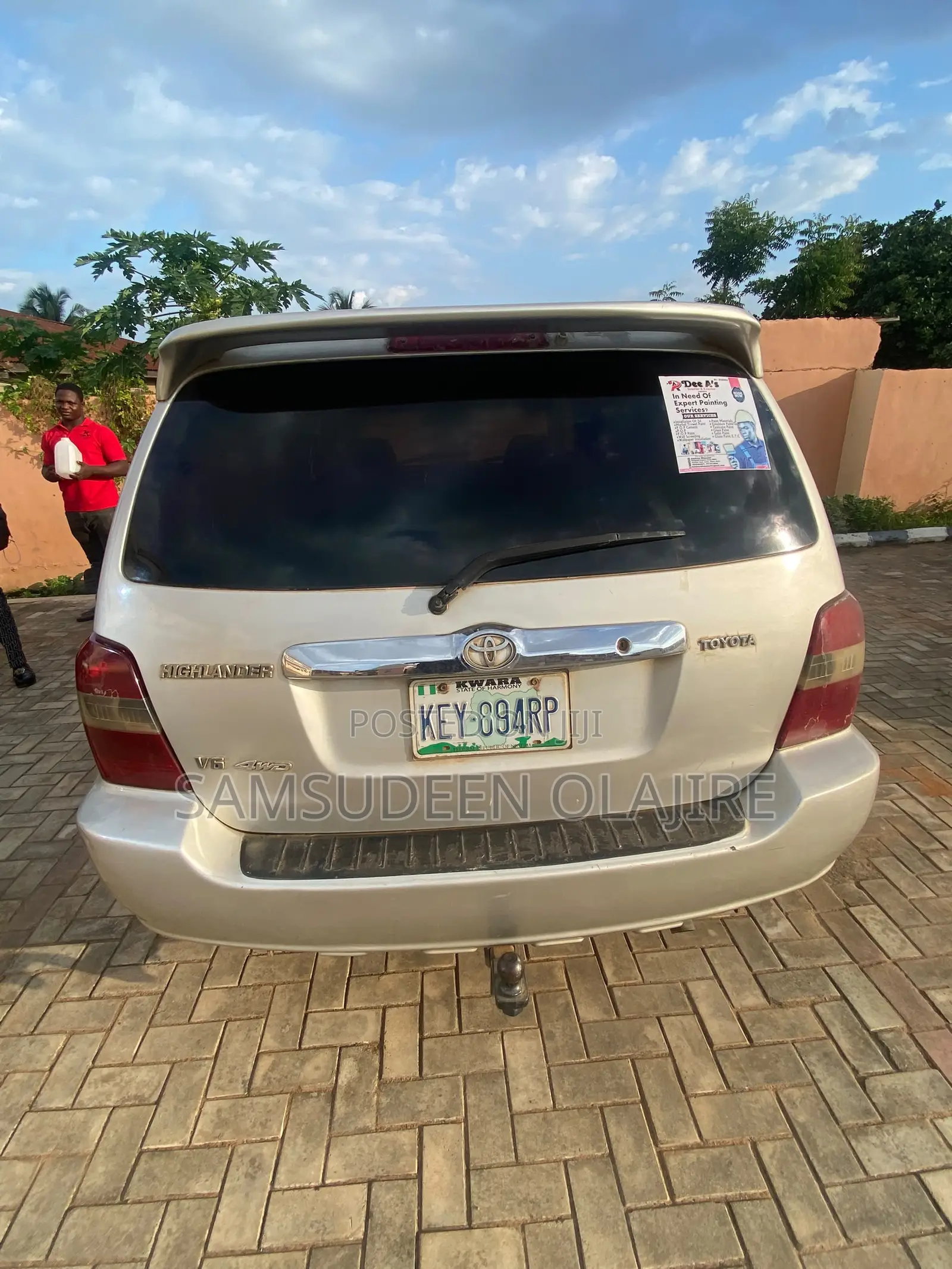 Toyota Highlander 2004 Silver