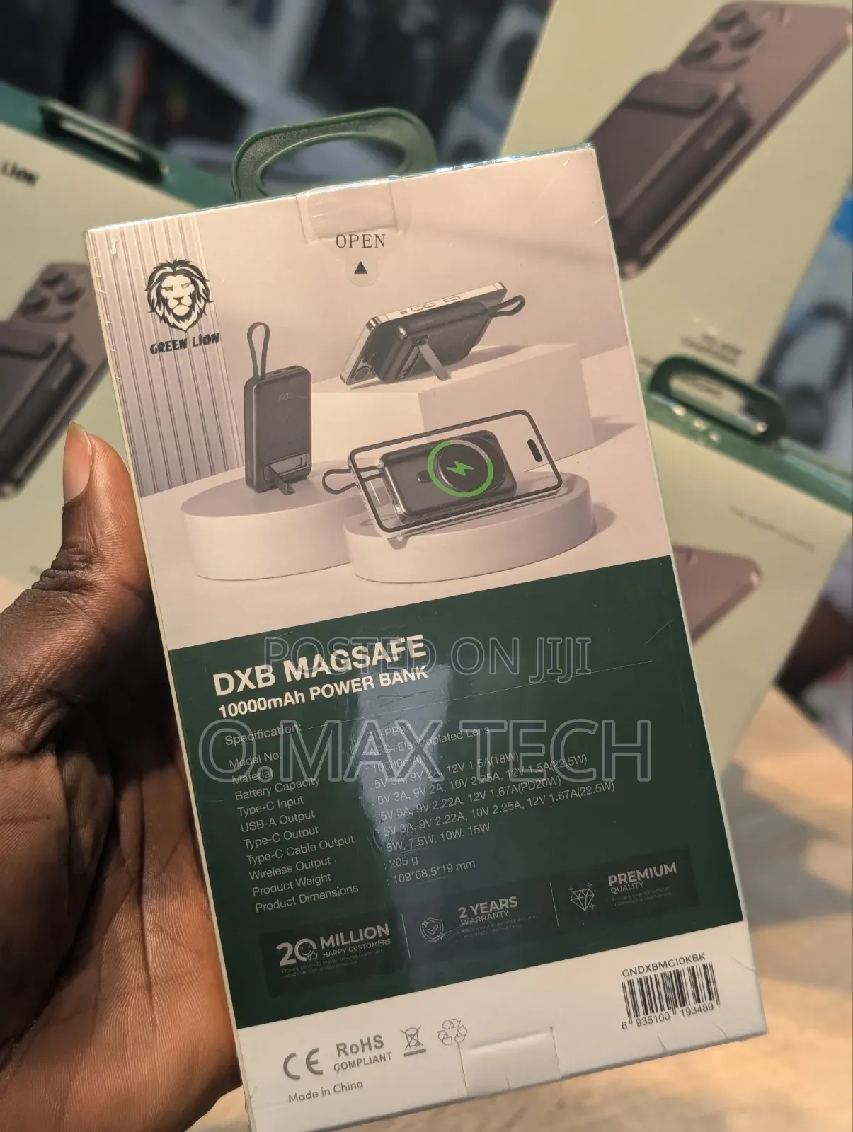 Green Lion DXB MagSafe 10000mAh Power Bank