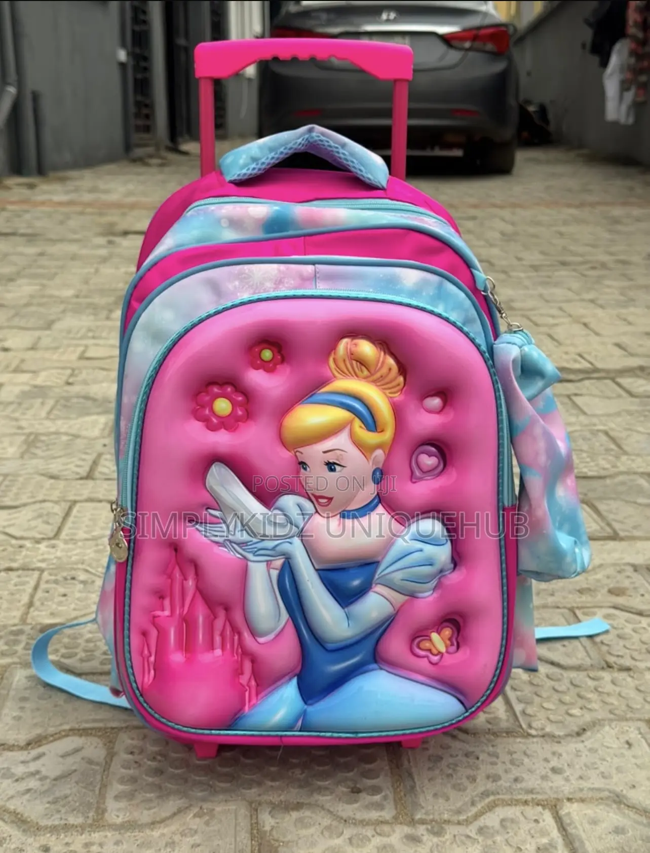 Princess Trolley School Bag