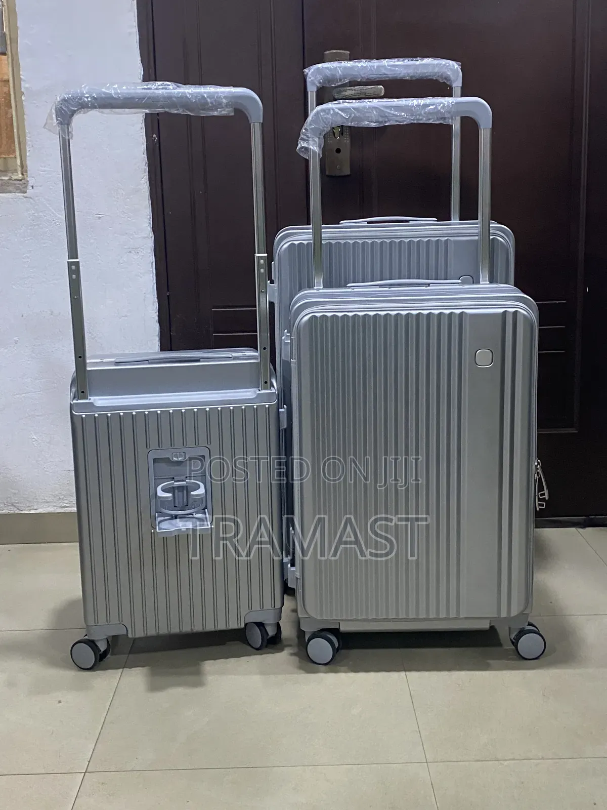 3 Set Silver Aluminum Luggage - Premium Travel Suitcase Set