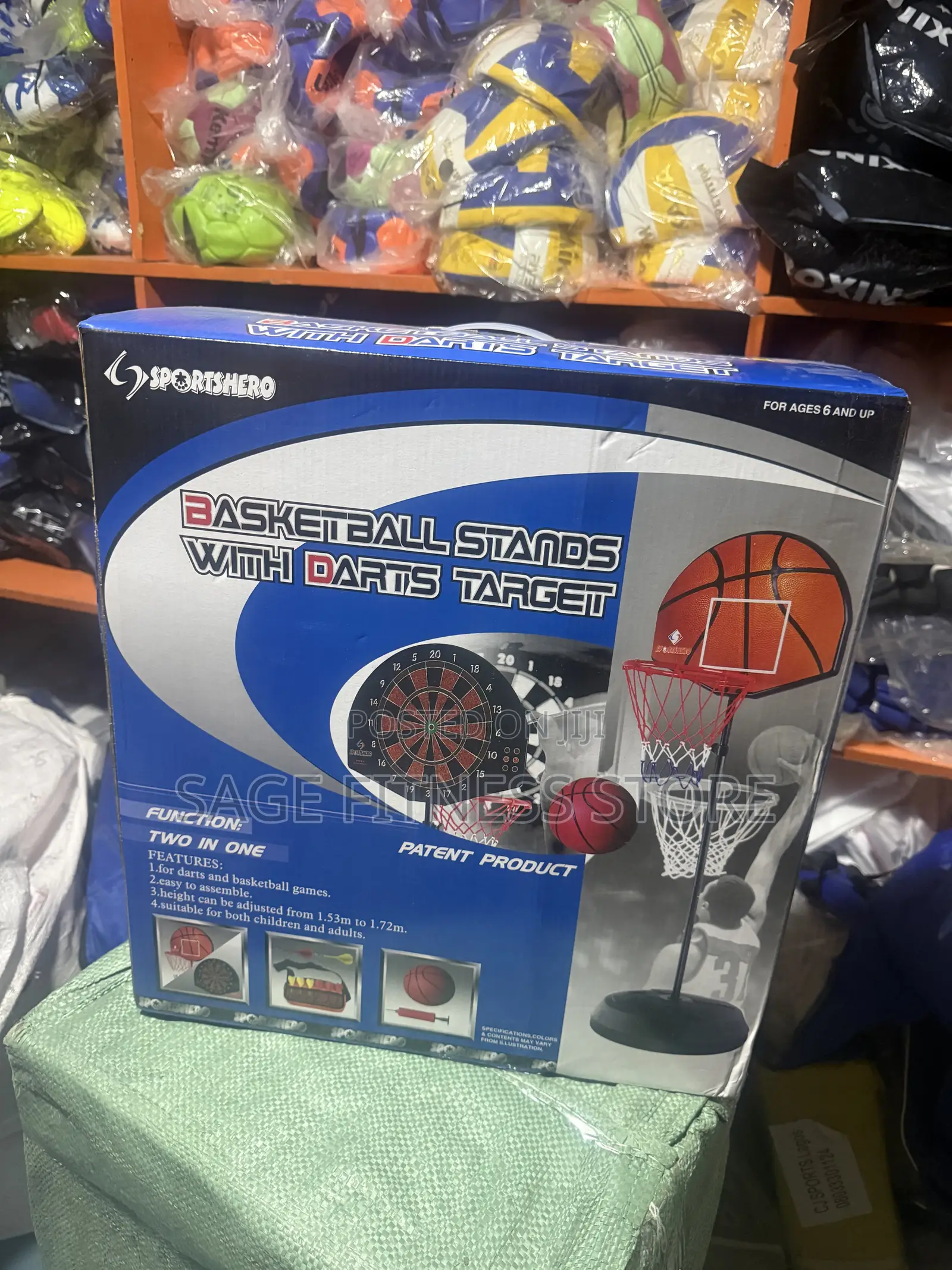 Basketball Stands With Dart Target