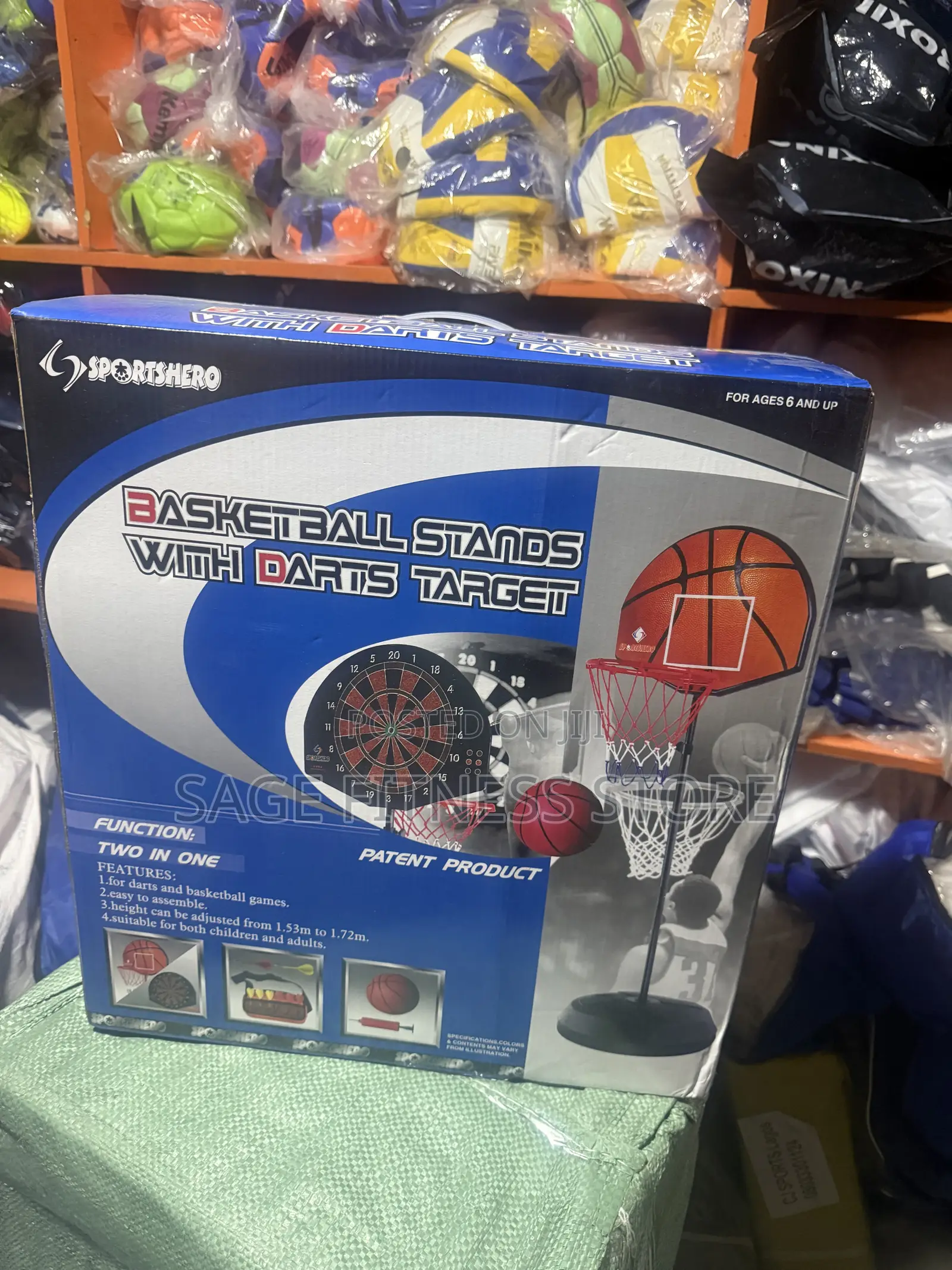 Basketball Stands With Dart Target