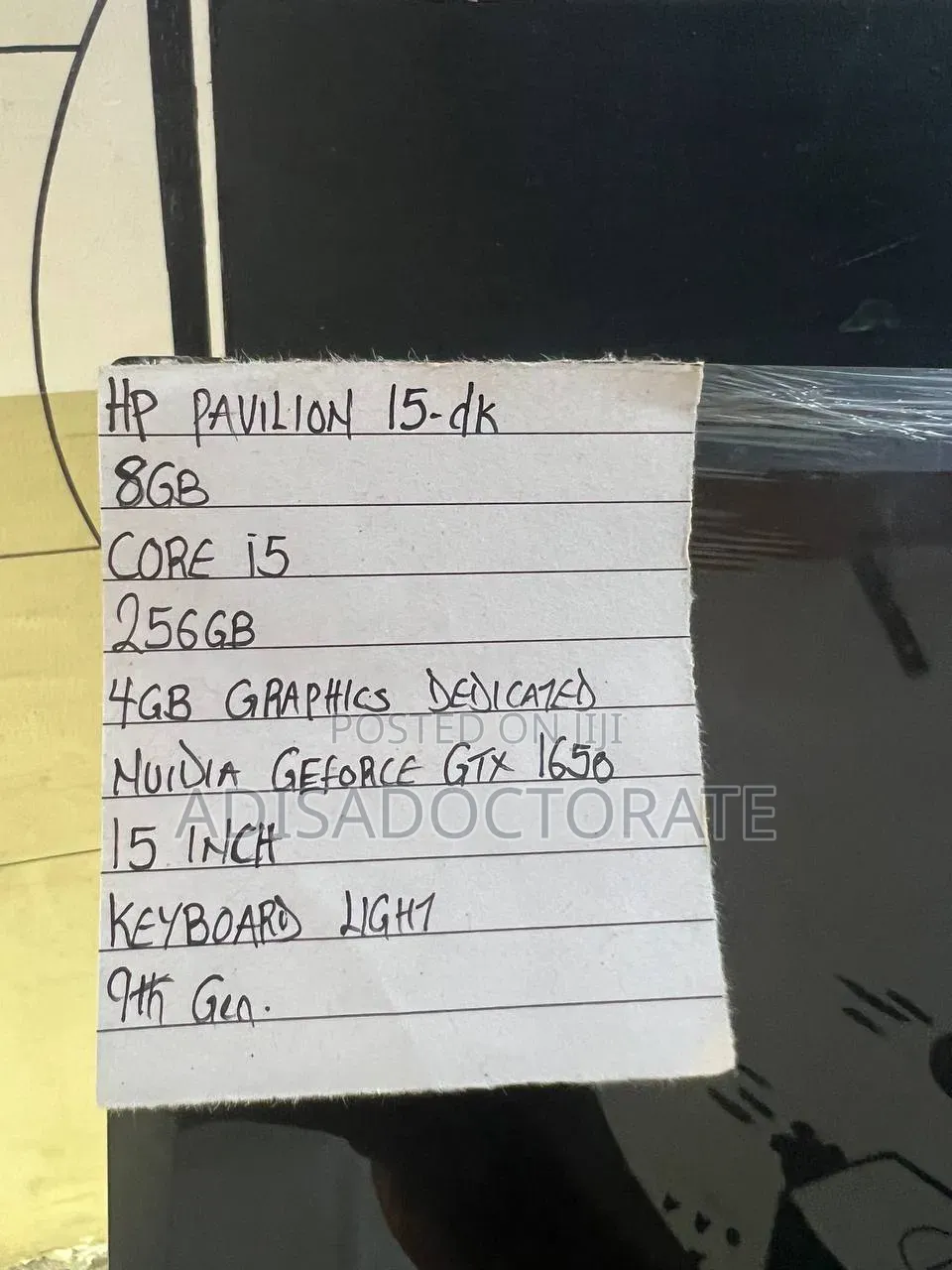 Laptop HP Pavilion 15 8GB Nvidia SSD 256GB