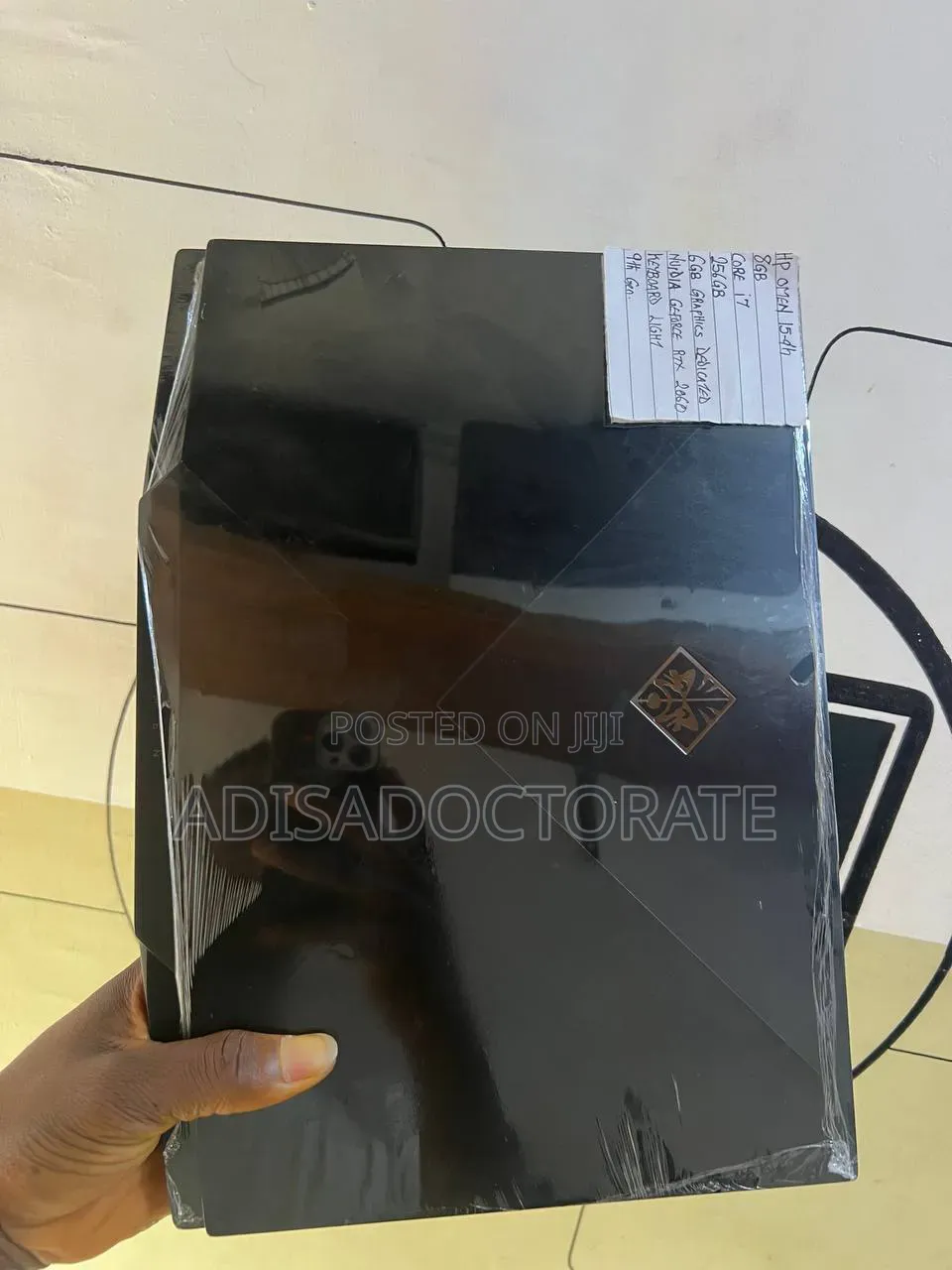 Laptop HP Omen 15-dh002nr 8GB Nvidia SSD 256GB