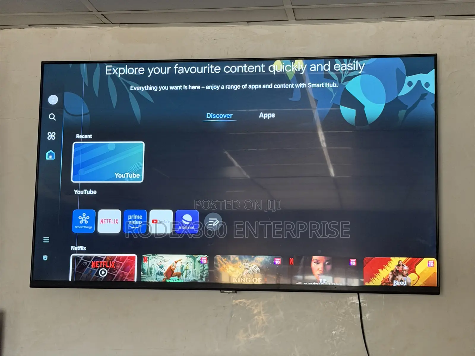 55 Inch Uk Used Samsung Smart TV for Sale