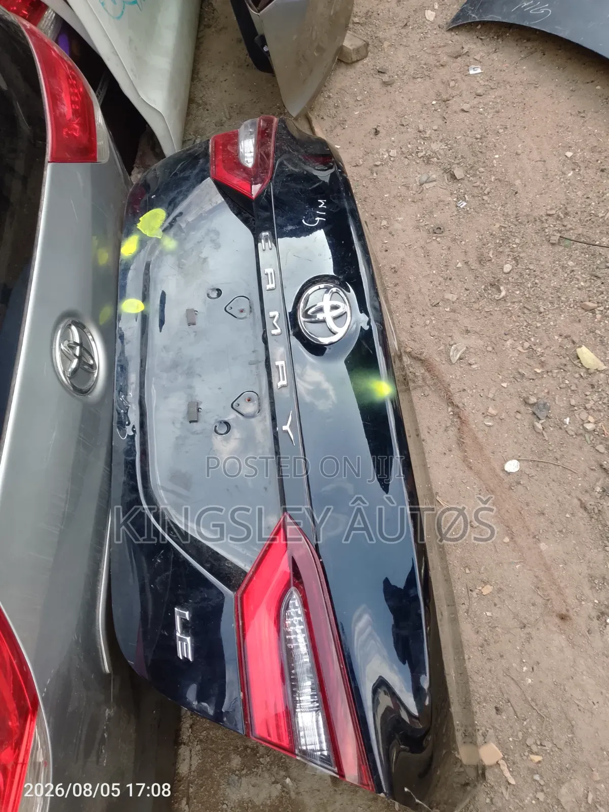Complete Back Boot Camry 2020 Le