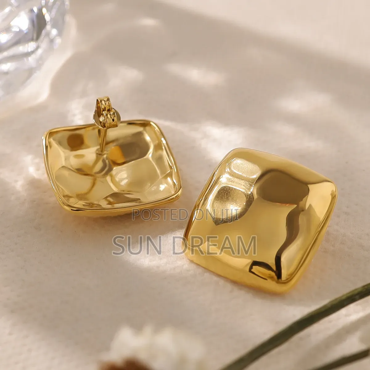 Cube Stud Ladies Earrings Gifts Jewelry
