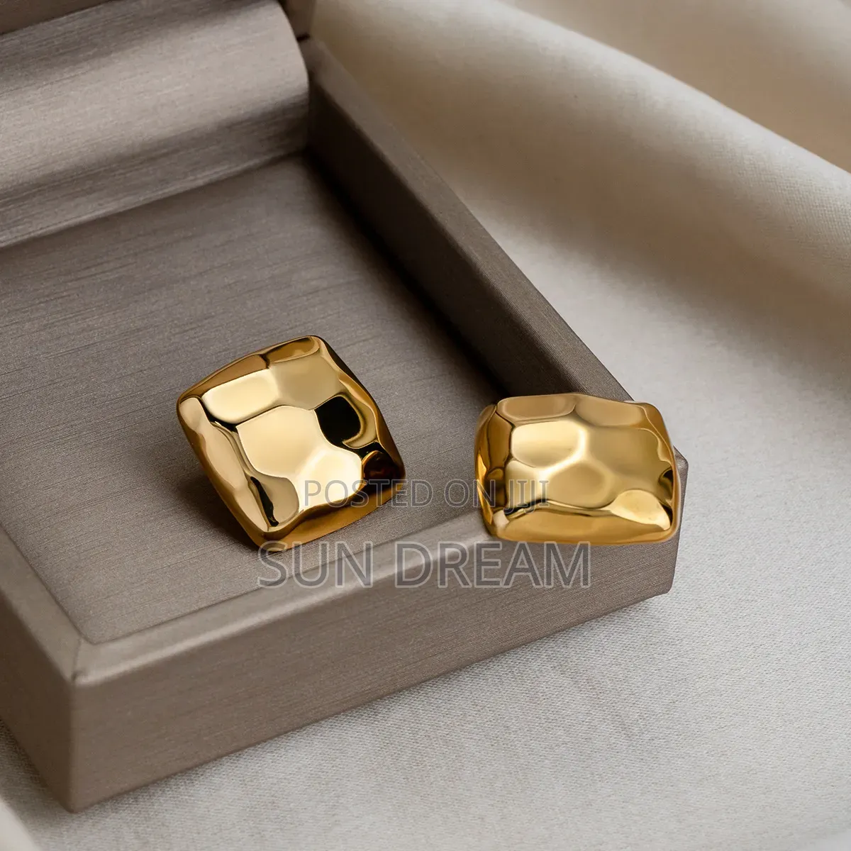 Cube Stud Ladies Earrings Gifts Jewelry