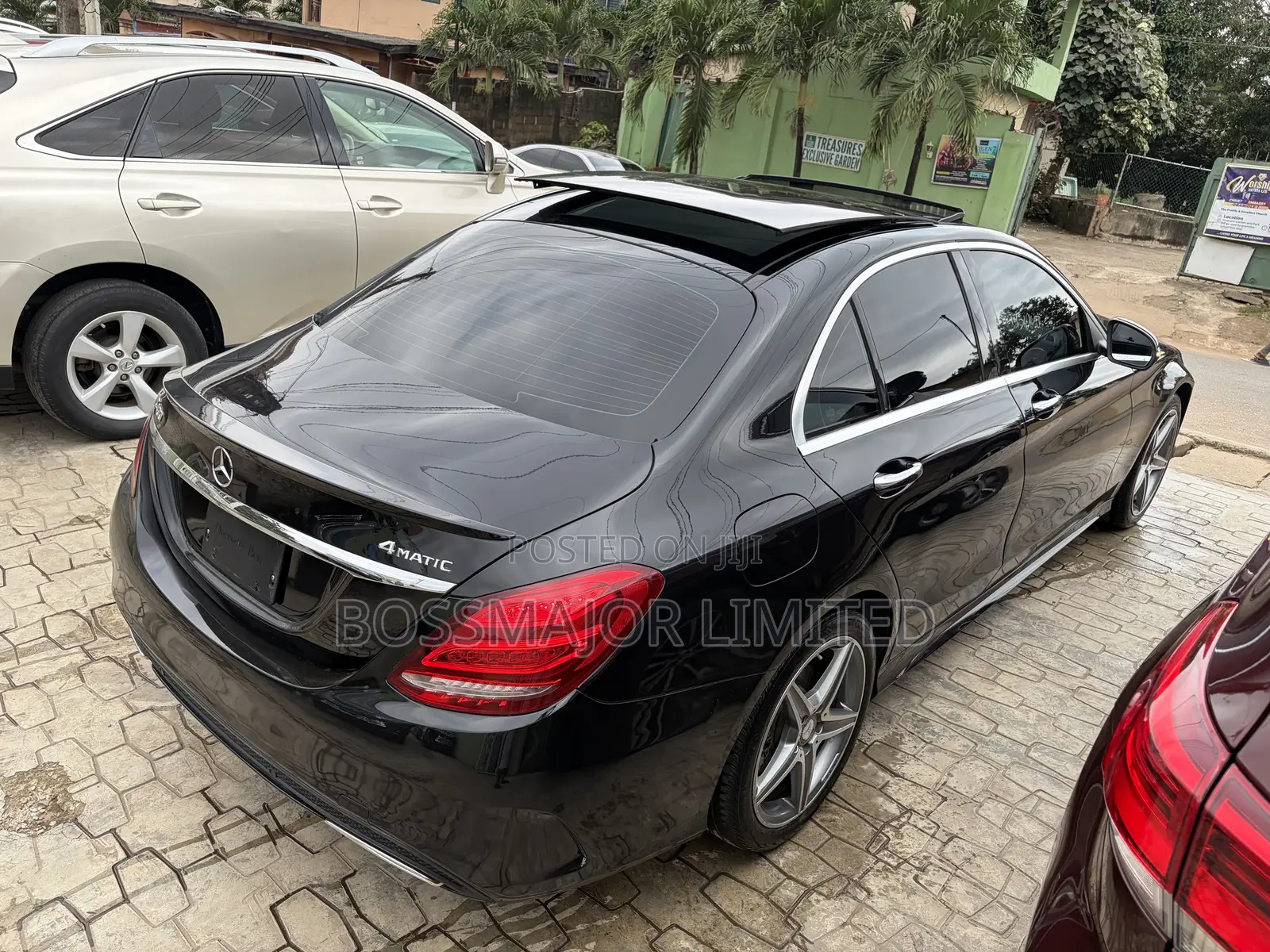 Mercedes-Benz C400 4Matic AWD Sedan (3.0L V6 7A) 2015 Black