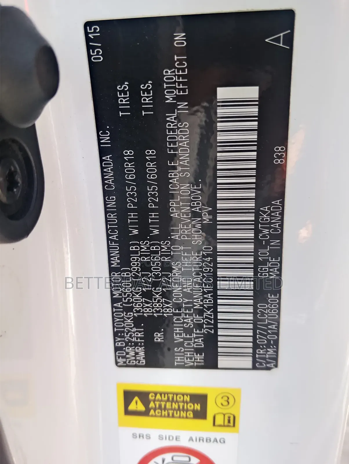 Lexus RX 350 AWD 2015 White