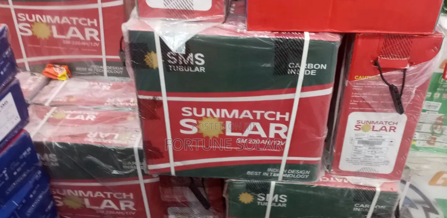SMS Tubular Battery 220Ah Very Strong and Longlasting