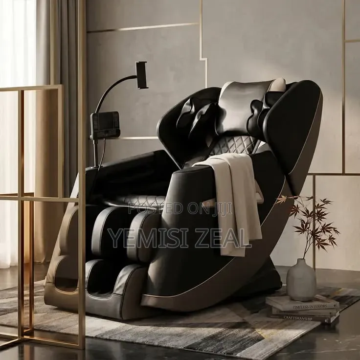 Phone Stand, Screen Display Lights With Full Body Massager Chair