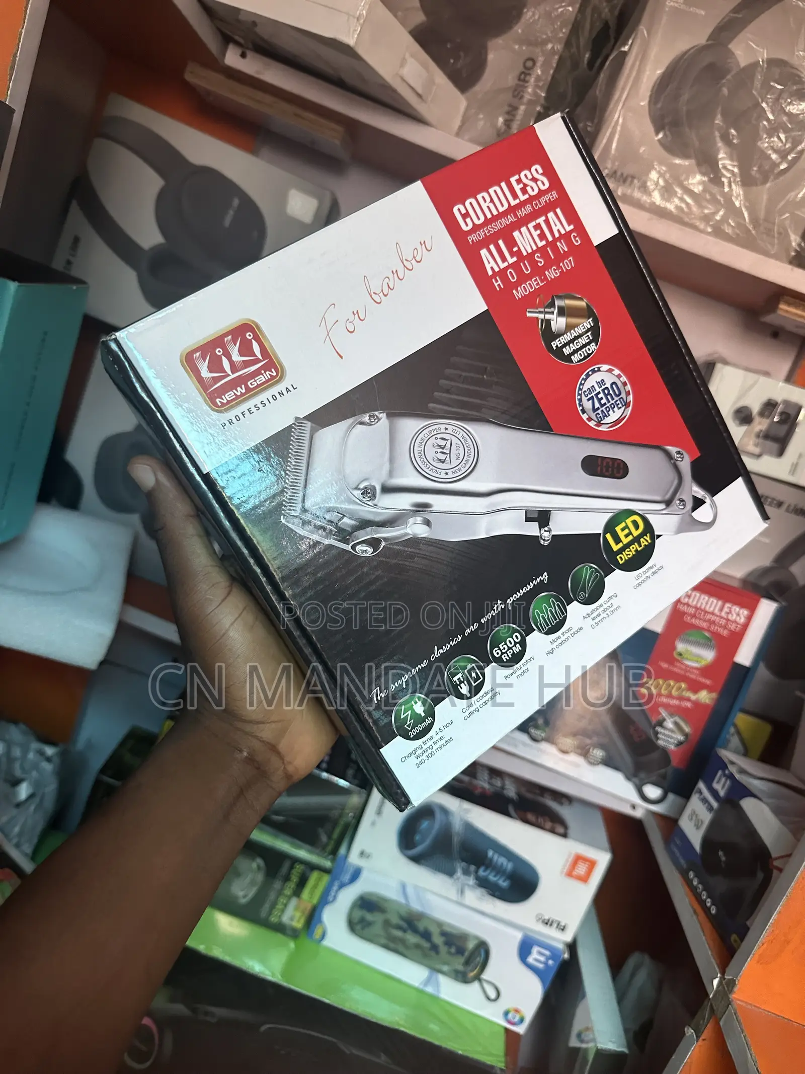 All Metal Kiki Rechargeable Clippers