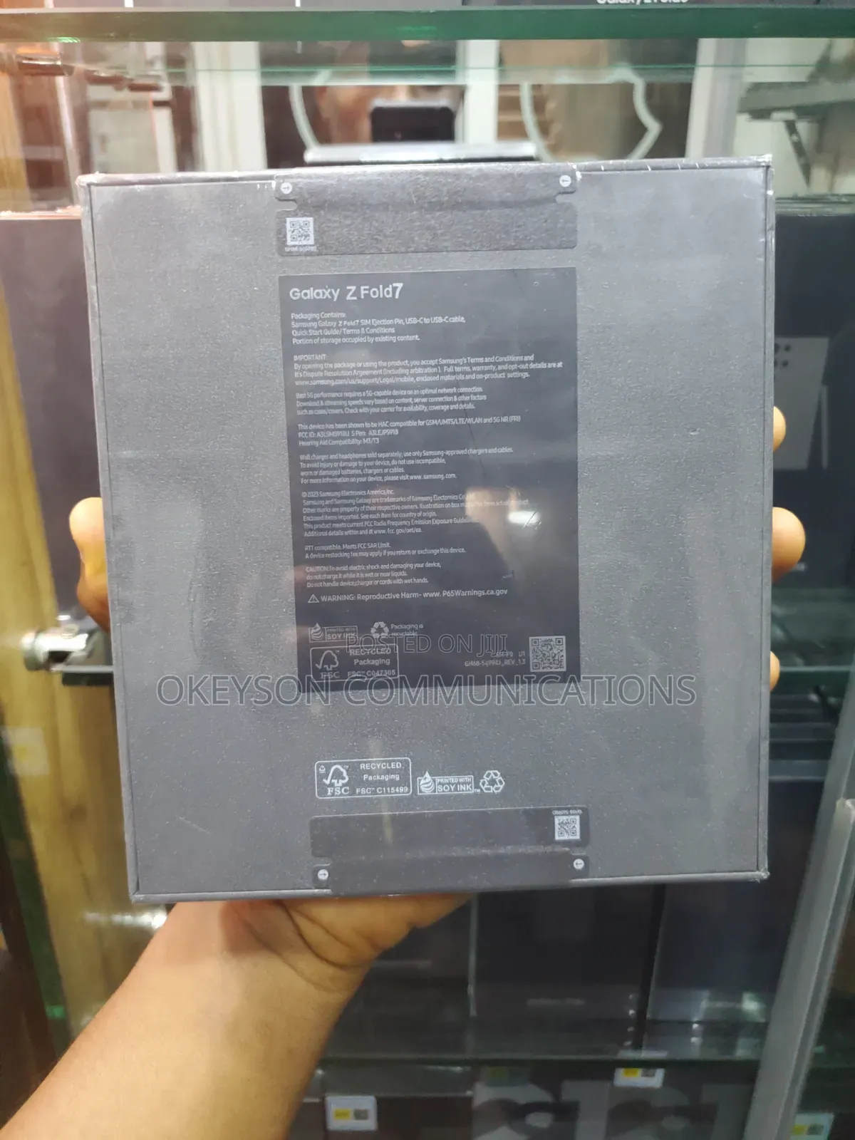 New Samsung Galaxy Z Fold7 1 TB Black
