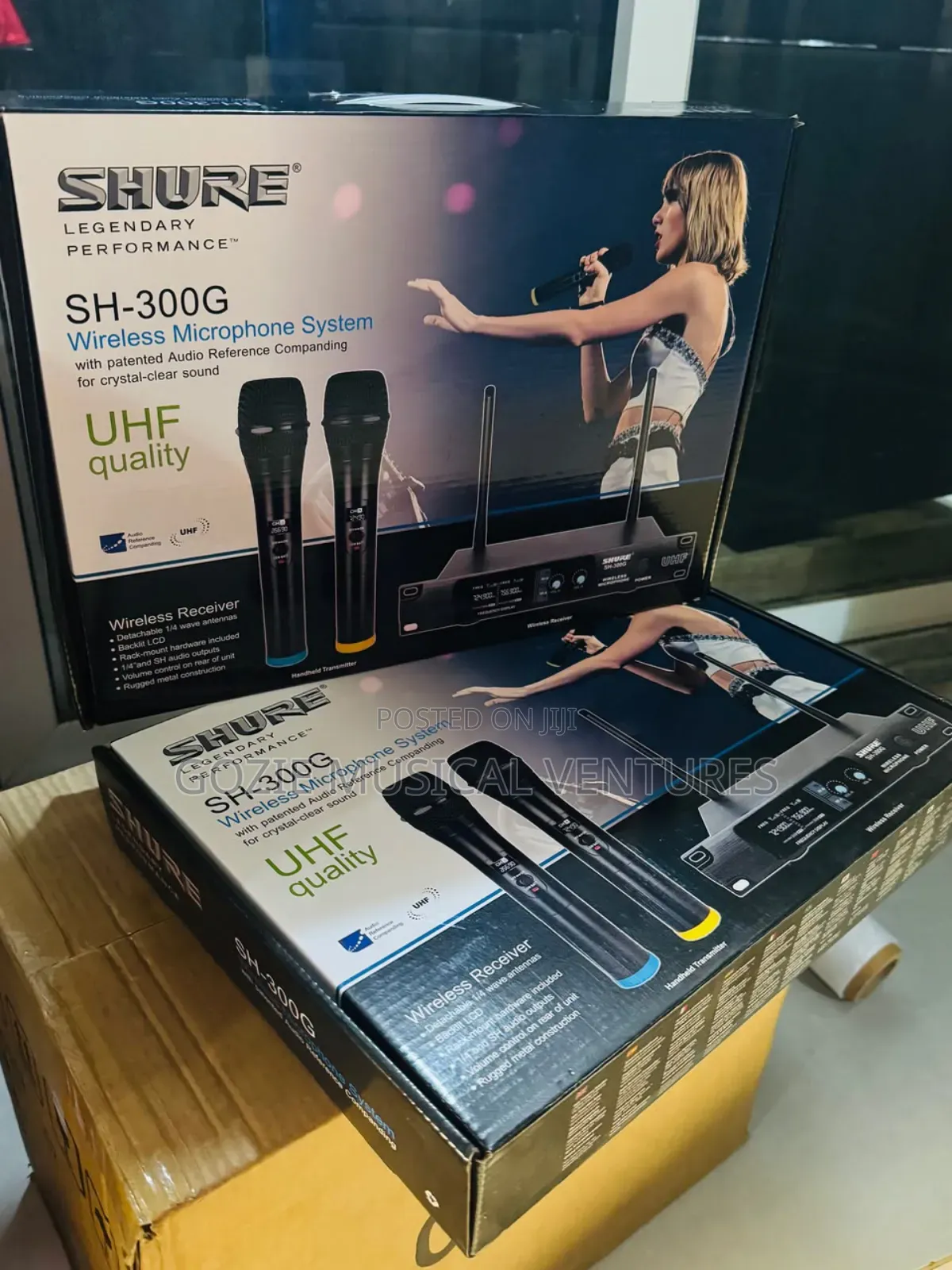The Best Quality Shure DH 300G Gold and Black Colour Wireless Microph