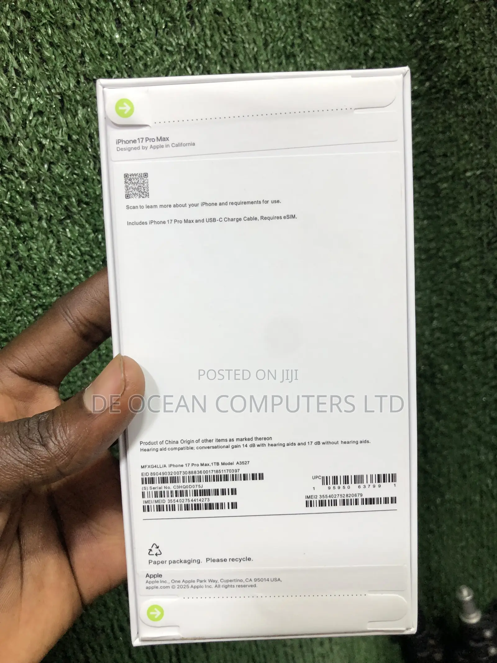New Mobile Phone 1 TB Orange