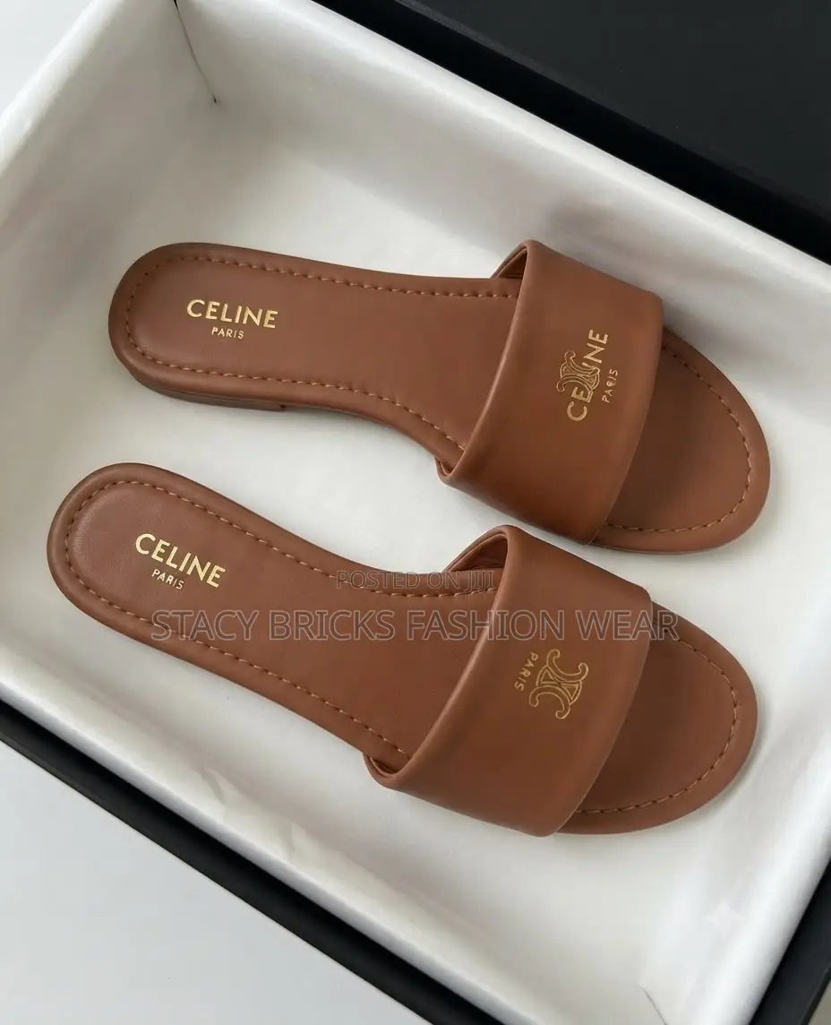 Celine Slippers Comes With Branded Box