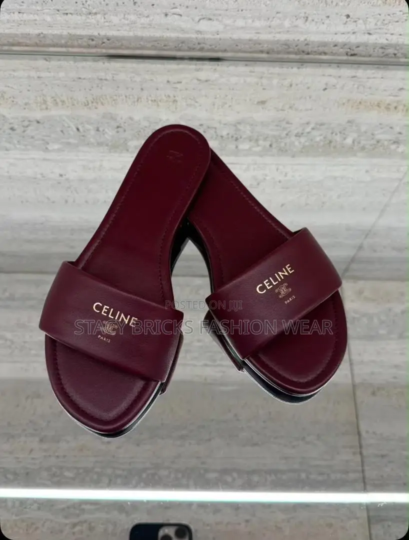 Celine Slippers Comes With Branded Box