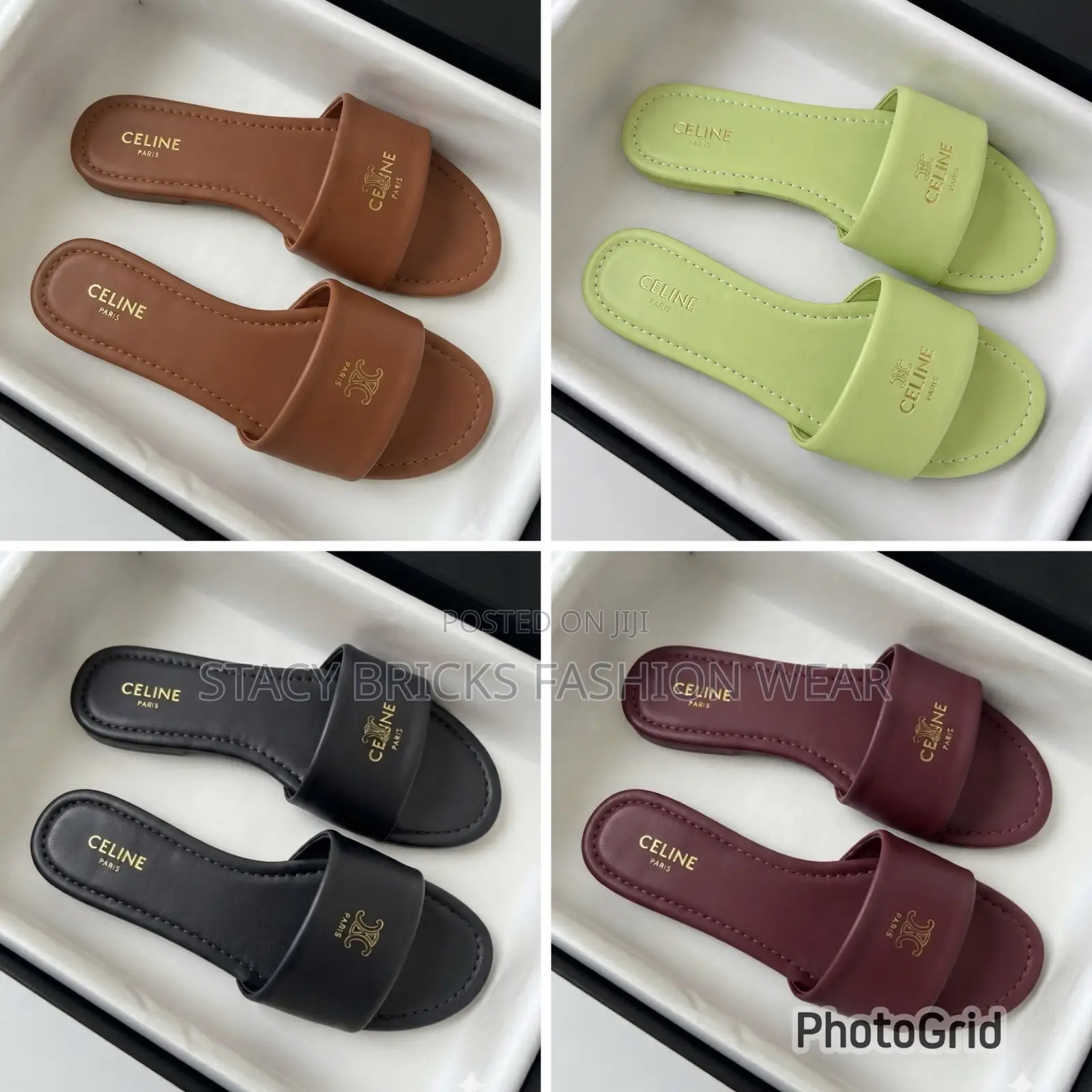 Celine Slippers Comes With Branded Box