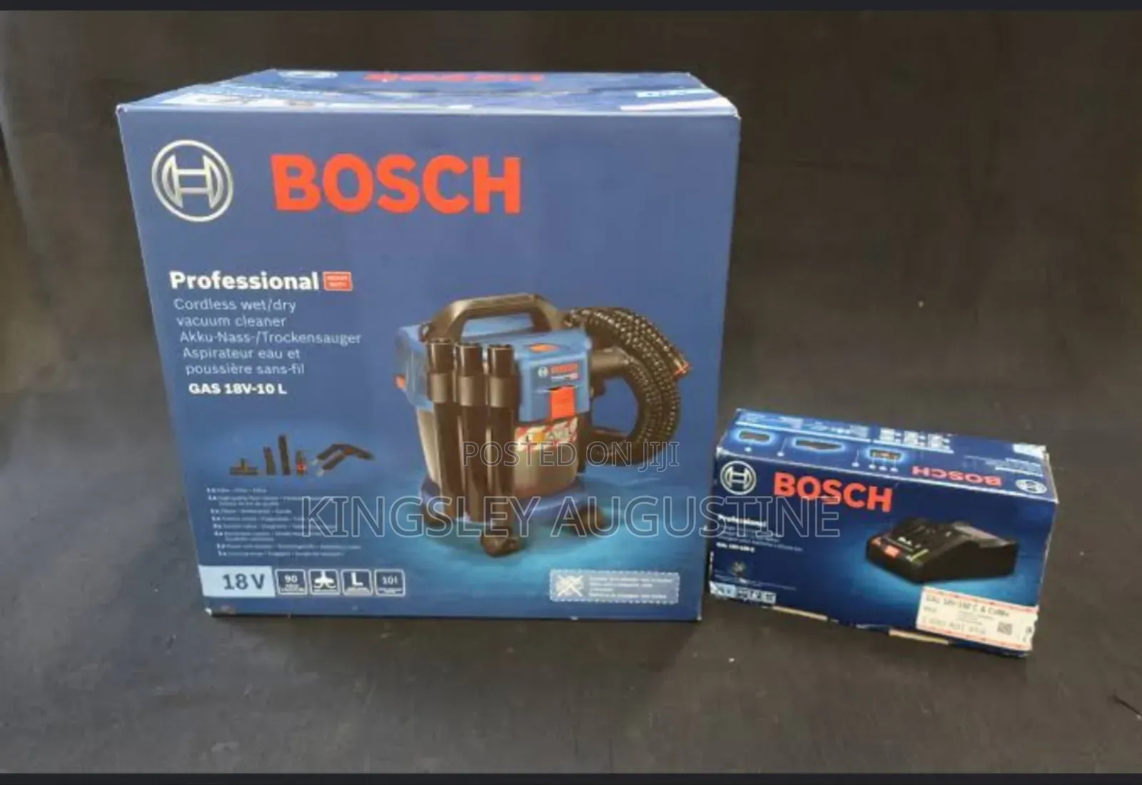 Bosch Professional, Wet + Dry Vacuums, Bosch GAS 18 v-10 L Profess