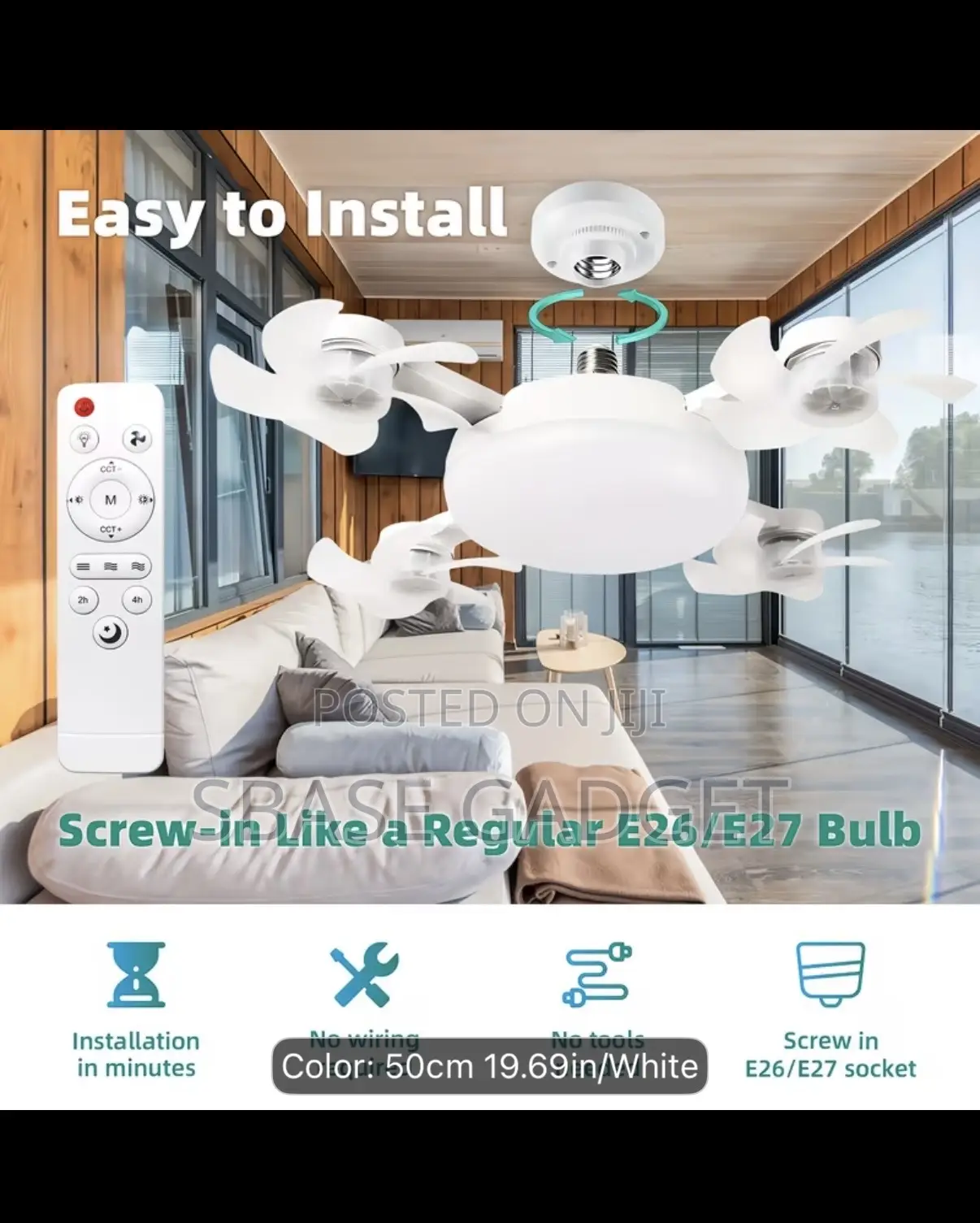 Head Drone Ceiling Fan