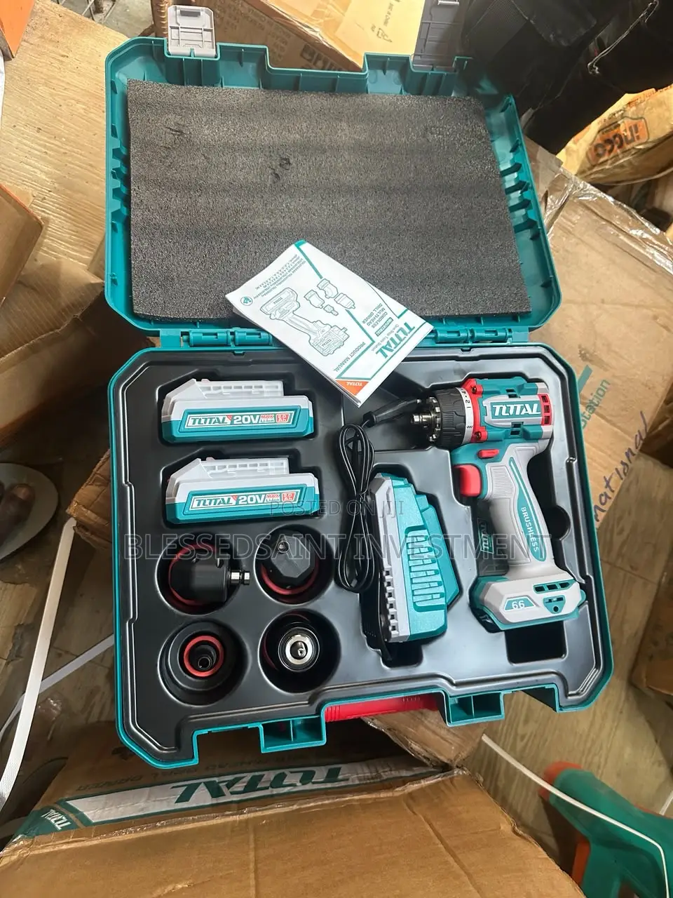 Total Cordless Multi Head Drill Driver 20volts