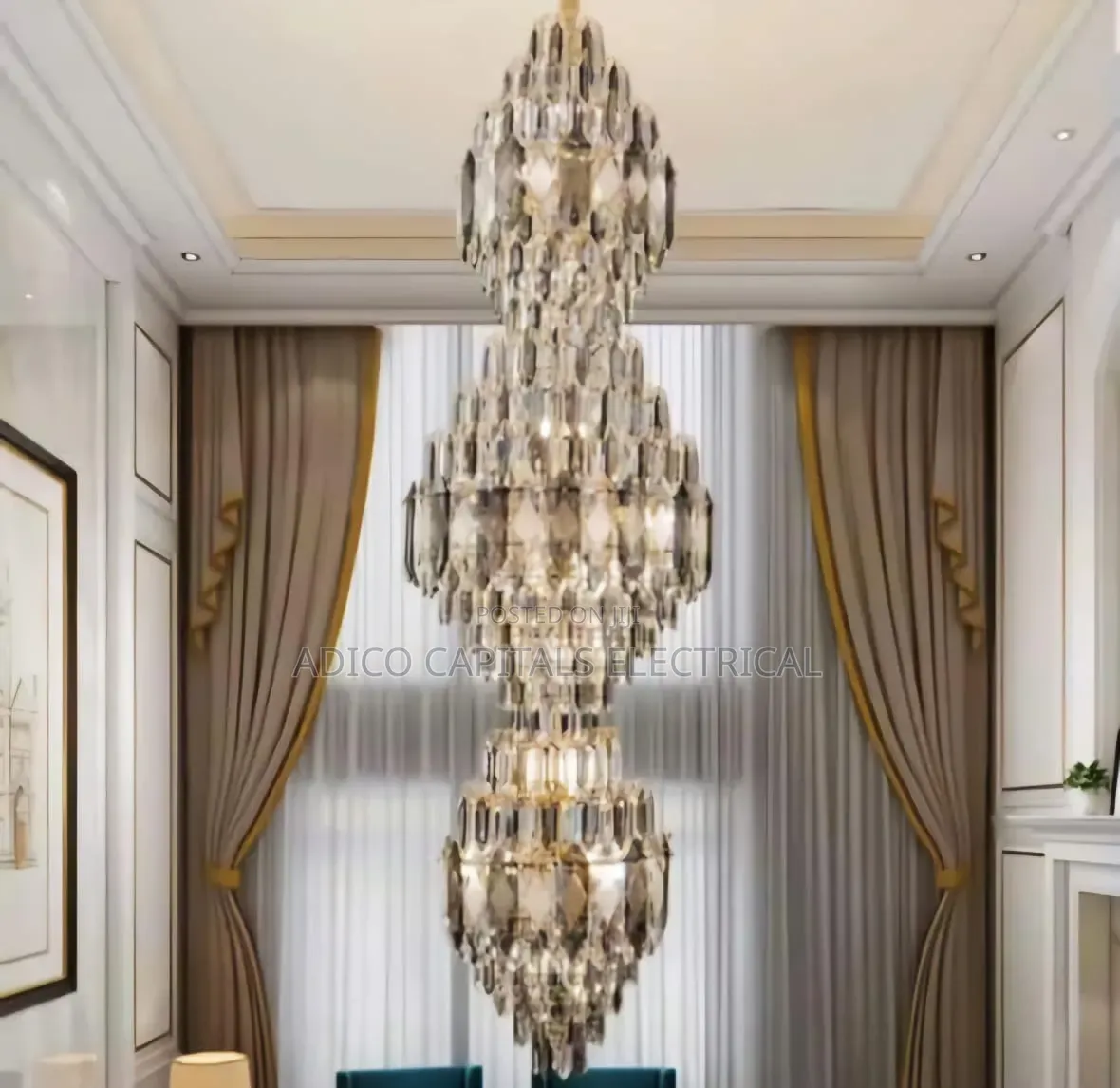 Gigantic Drop Chandelier Light